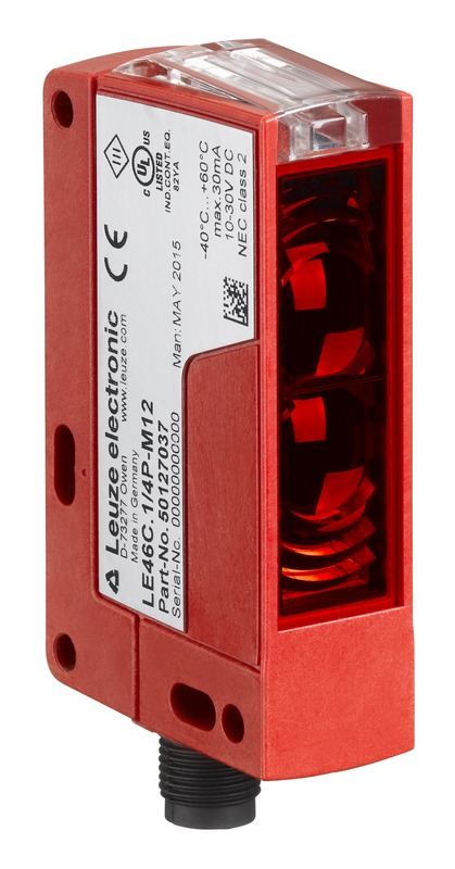 Leuze Through Beam Sensor Photoelectric Sensor, Rectangular Sensor