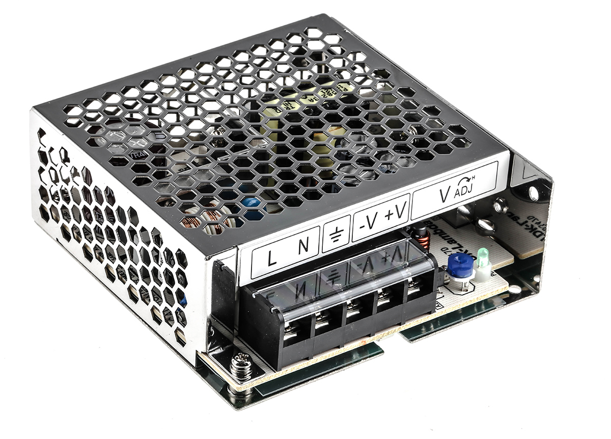 TDK-Lambda Switching Power Supply, LS50-12 12V dc, 4.2A, 50 W, Input 88V ac to  370 V dc, 264V ac