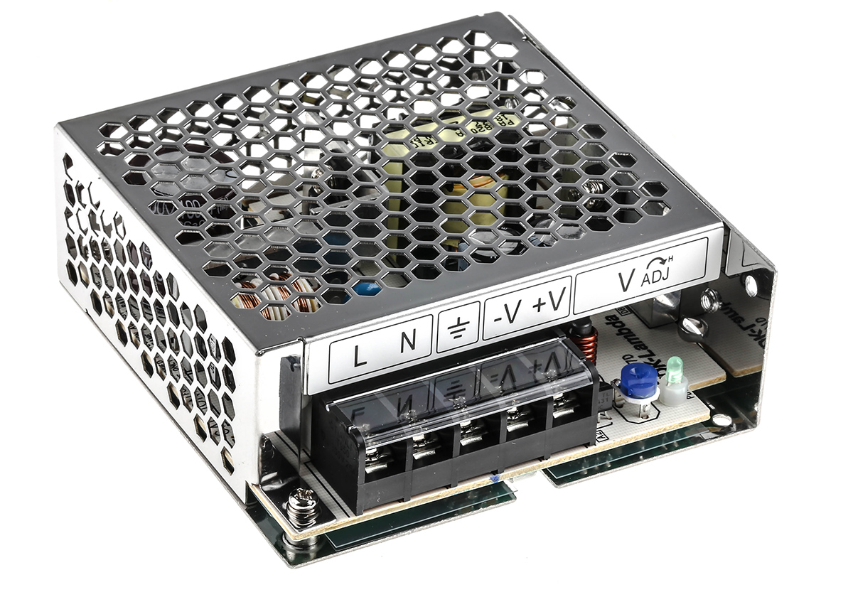 TDK-Lambda Switching Power Supply, LS50-15 15V dc, 3.4A, 50 W, Input 88V ac to  370 V dc, 264V ac