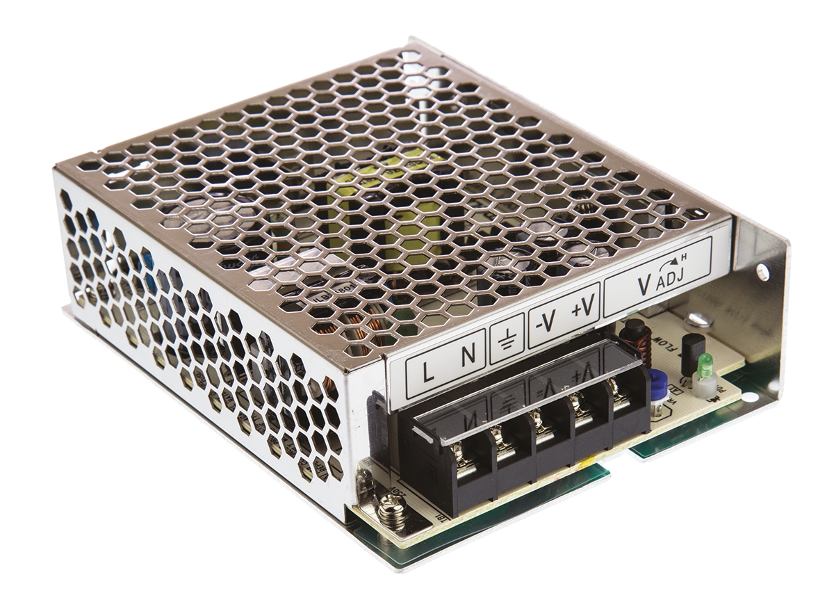 TDK-Lambda Switching Power Supply, LS75-12 12V dc, 6A, 75 W, Input 88V ac to  370 V dc, 264V ac