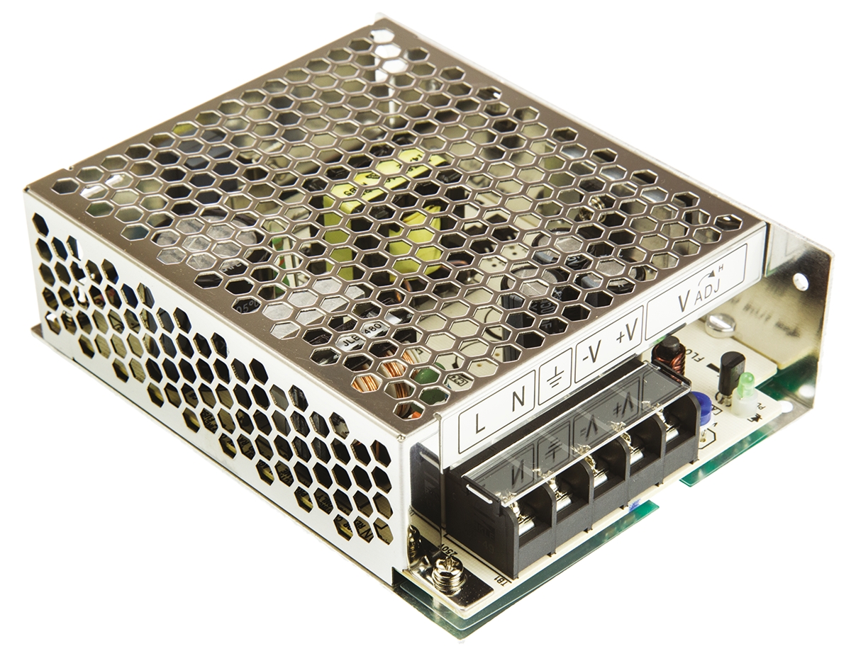 TDK-Lambda Switching Power Supply, LS75-15 15V dc, 5A, 75 W, Input 88V ac to  370 V dc, 264V ac