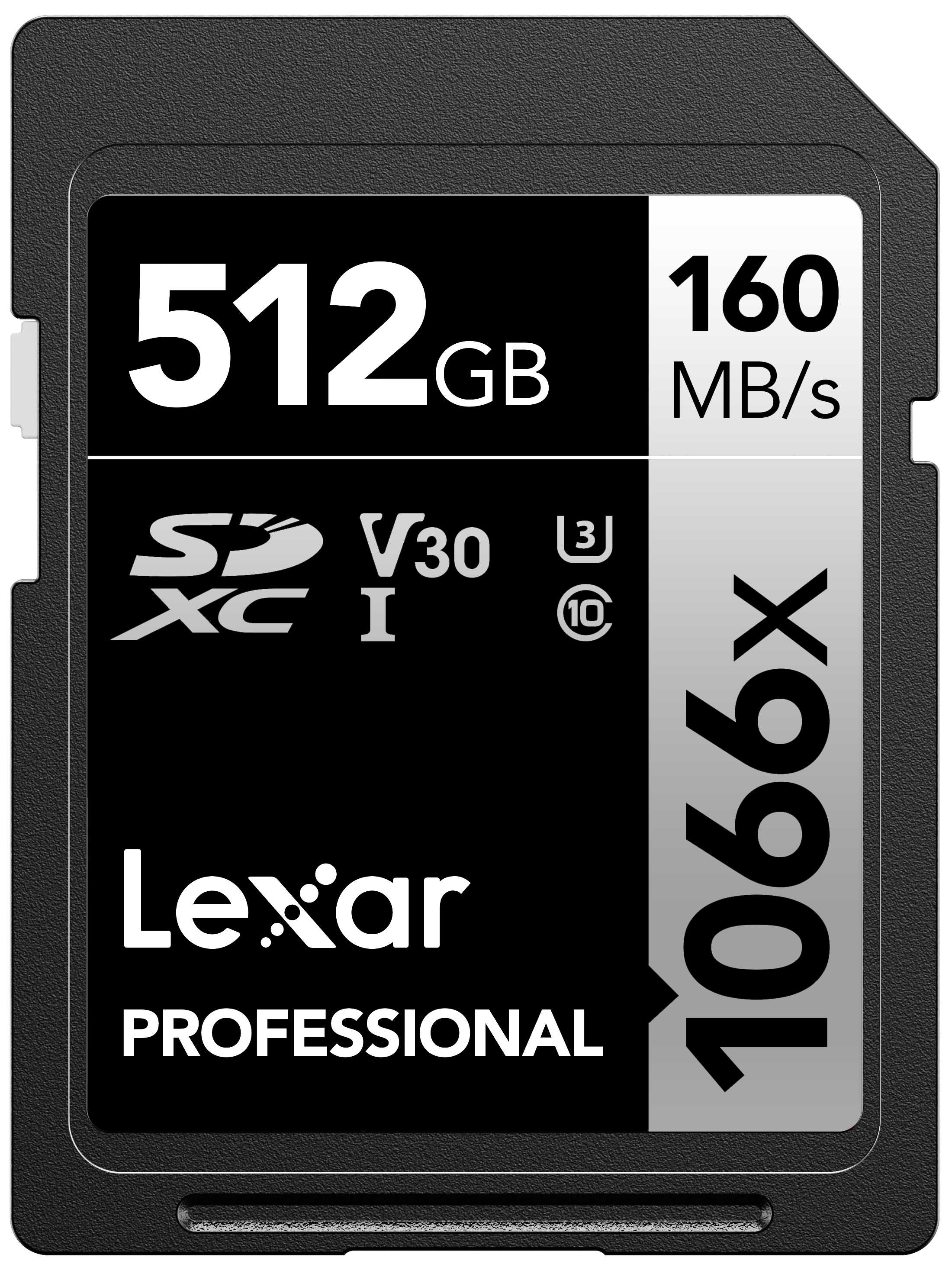 Lexar 512 GB Industrial Grade SDXC SD Card, Class 10