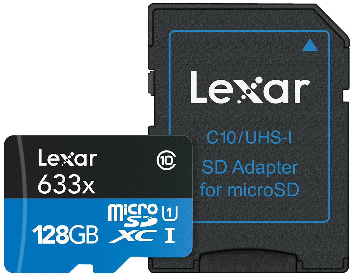 Lexar Industrial Grade 128 GB MicroSDXC microSD, UHS 1 U1, Class 10