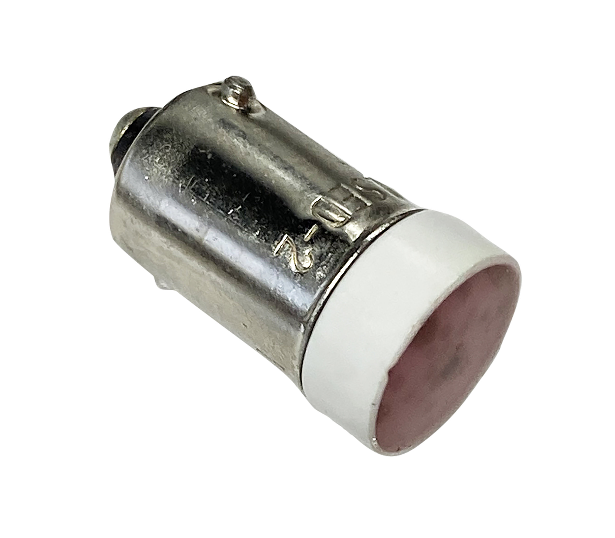 Idec Red Indicator Lamp Multichip, 12V, BA9 Base, 10.6 mm Diameter, 200mcd