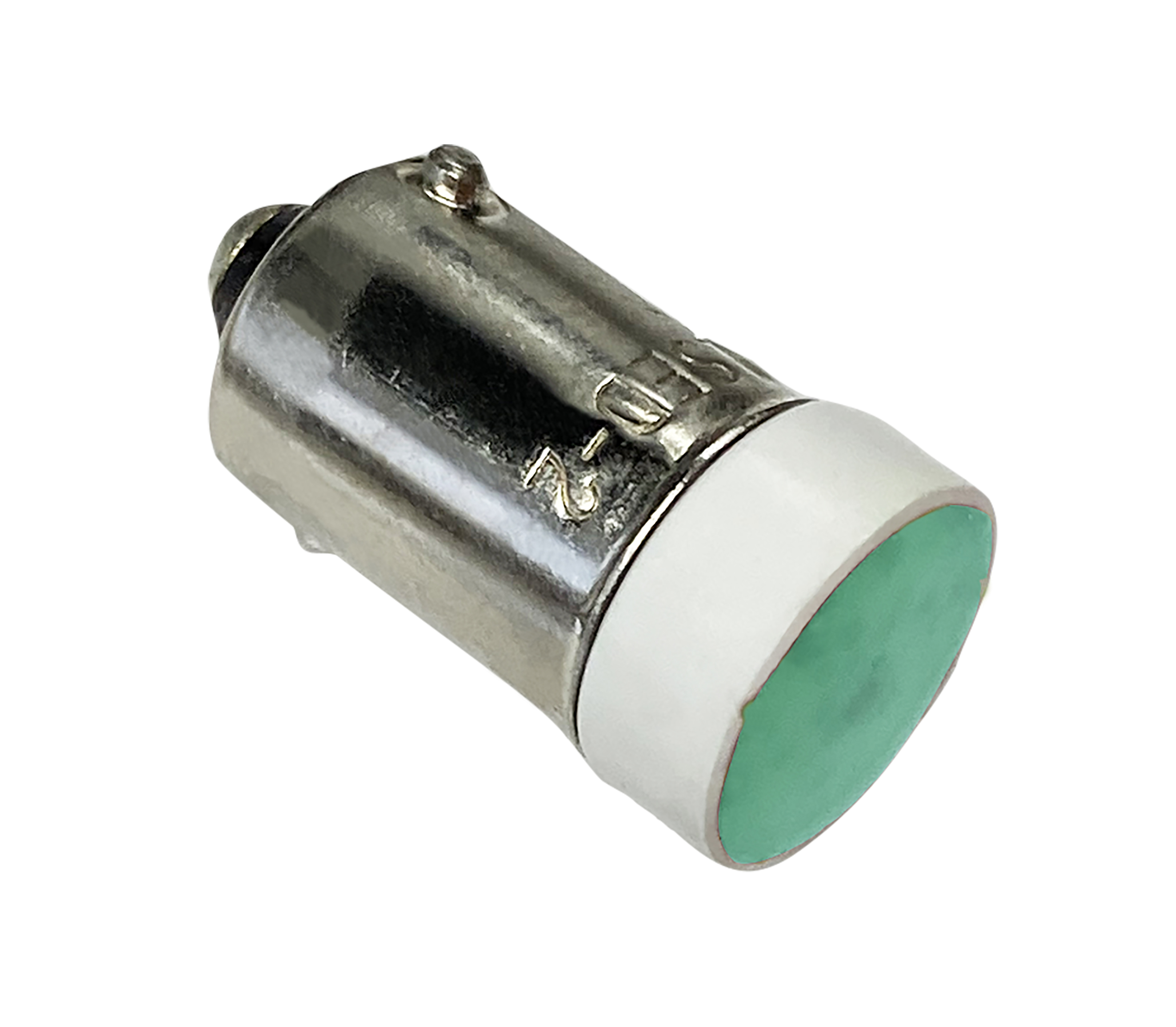 Idec Green Indicator Lamp Multichip, 24V, BA9 Base, 10.6 mm Diameter, 200mcd