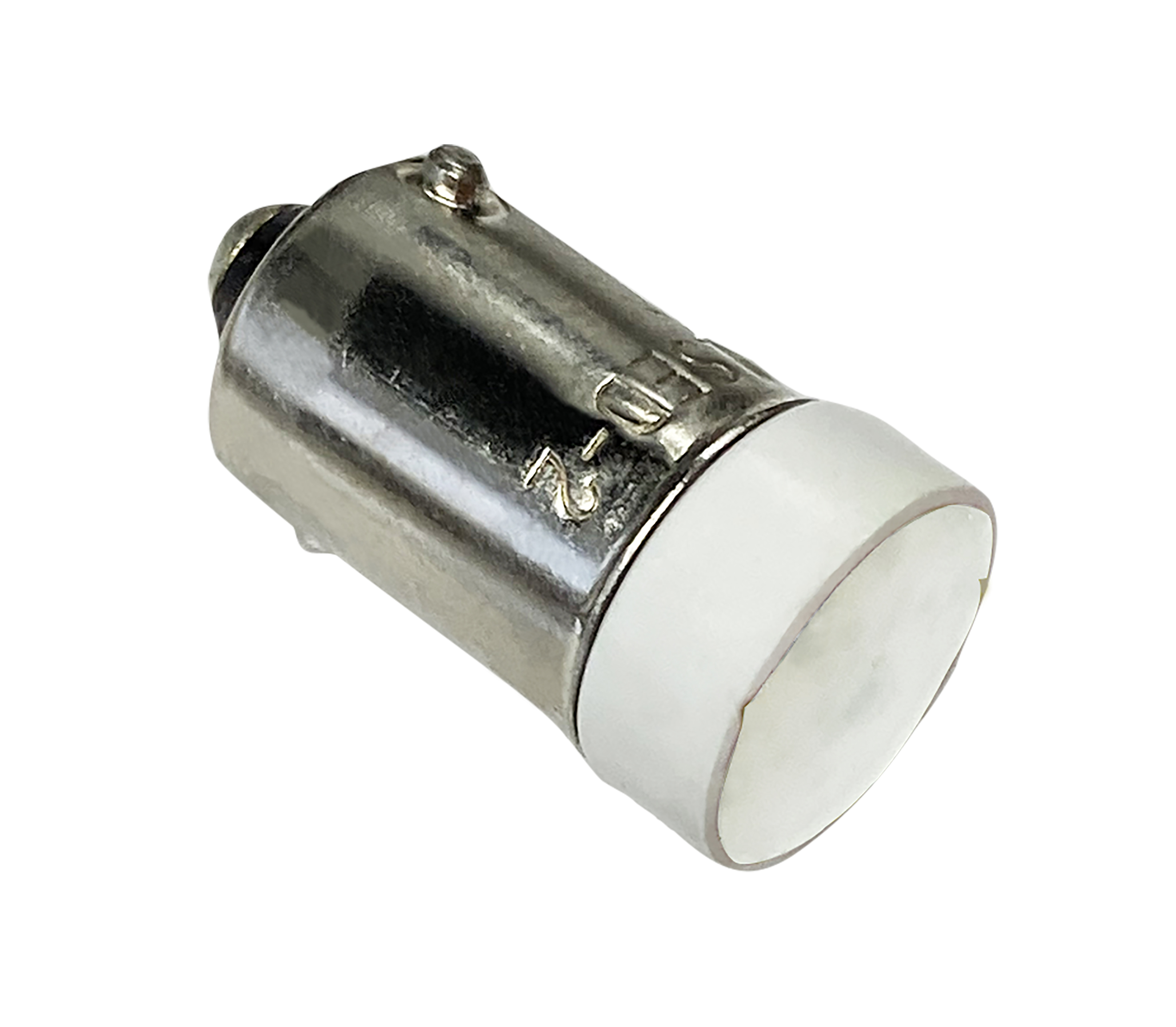 Idec White Indicator Lamp Multichip, 24V, BA9 Base, 10.6 mm Diameter, 200mcd