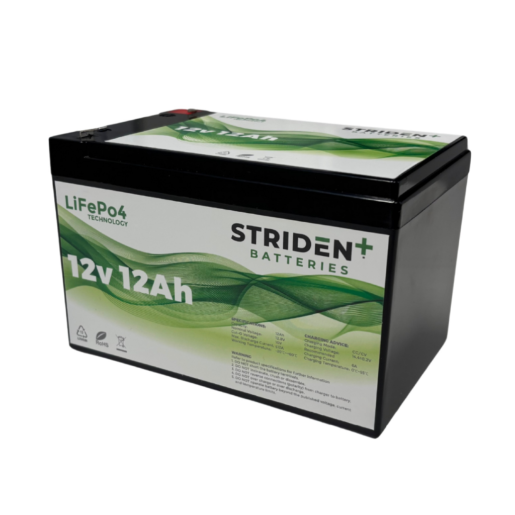 Strident 12.8 V Lithium Battery, 12 Ah - Pack of 1
