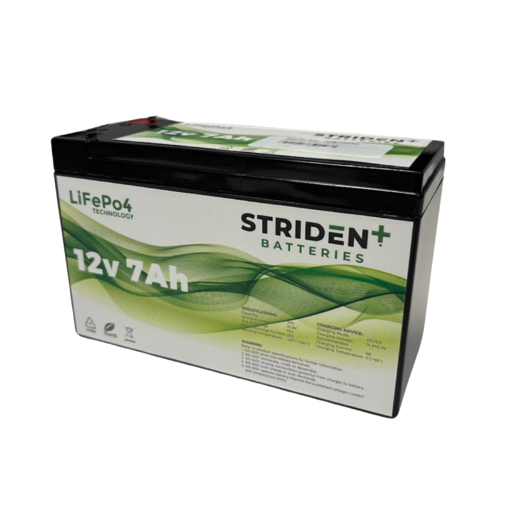 Strident 12.8 V Lithium Battery, 7 Ah - Pack of 1
