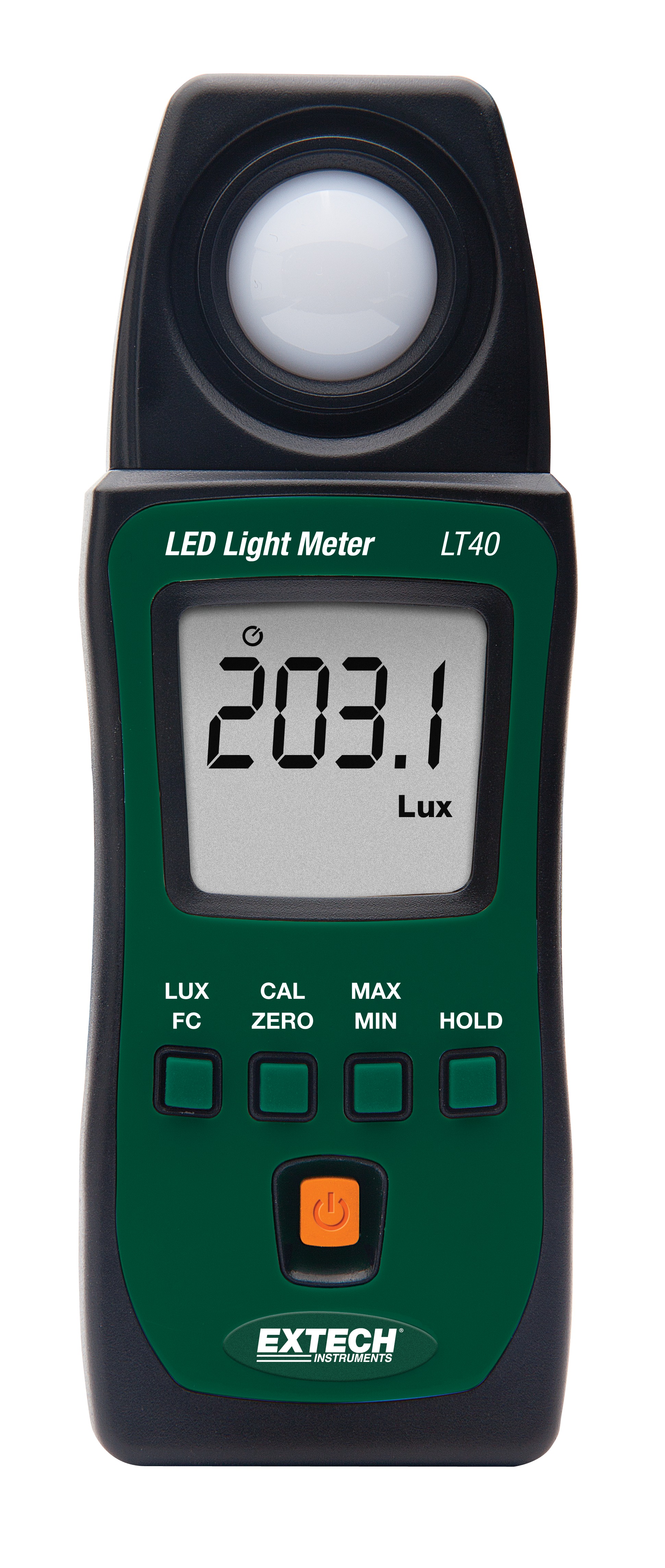 Extech LT40 Light Meter, 999.9lx to 400000 lx, ±3 %