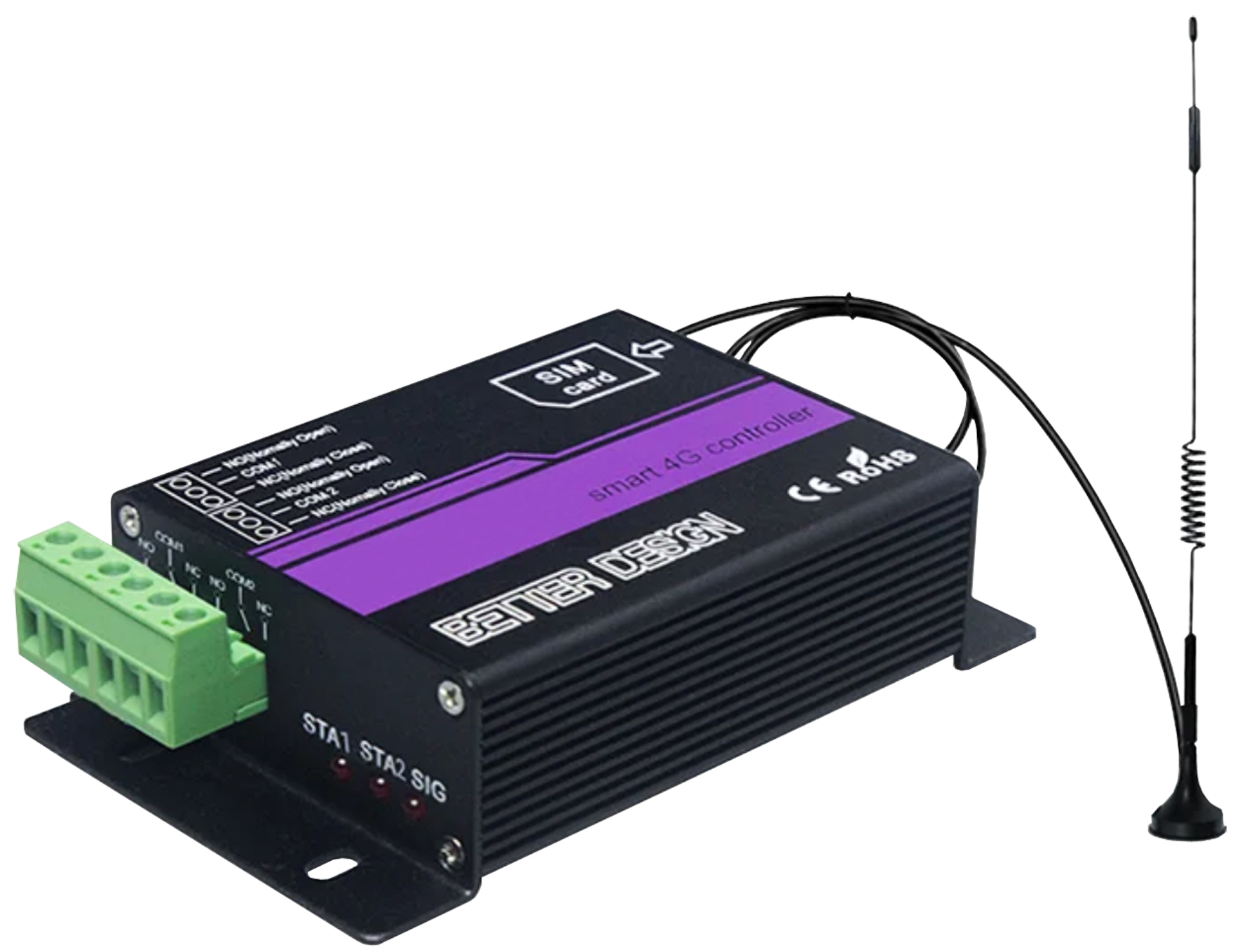 Seeit LTE-RELAY02-EC Relay Control Module LTE Communication, Control Module for Industrial and IoT Applications over LTE