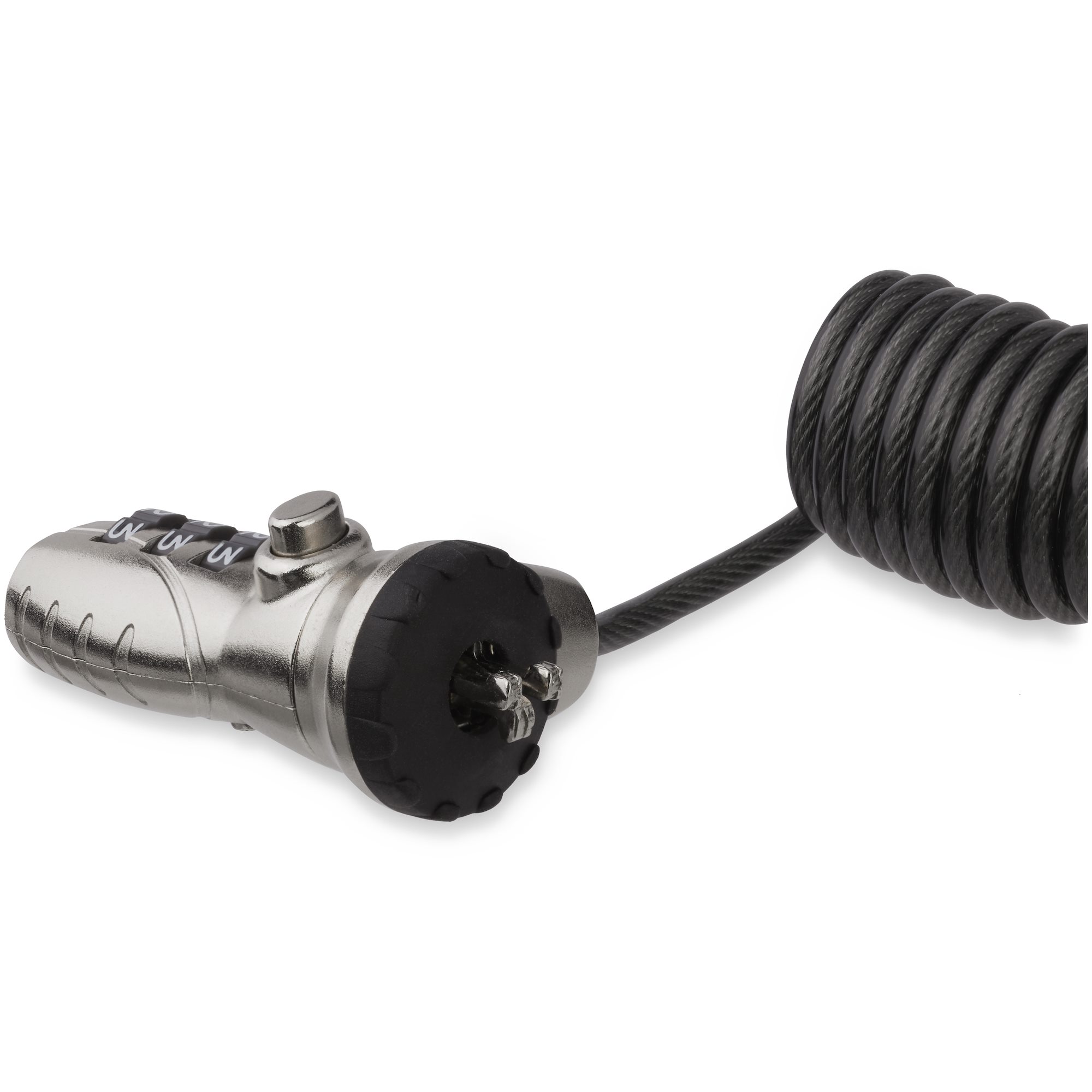 ltlock3dcoil StarTech.com Laptop Lock Self-Coiling Laptop Cable Lock for use with K-Slot Devices