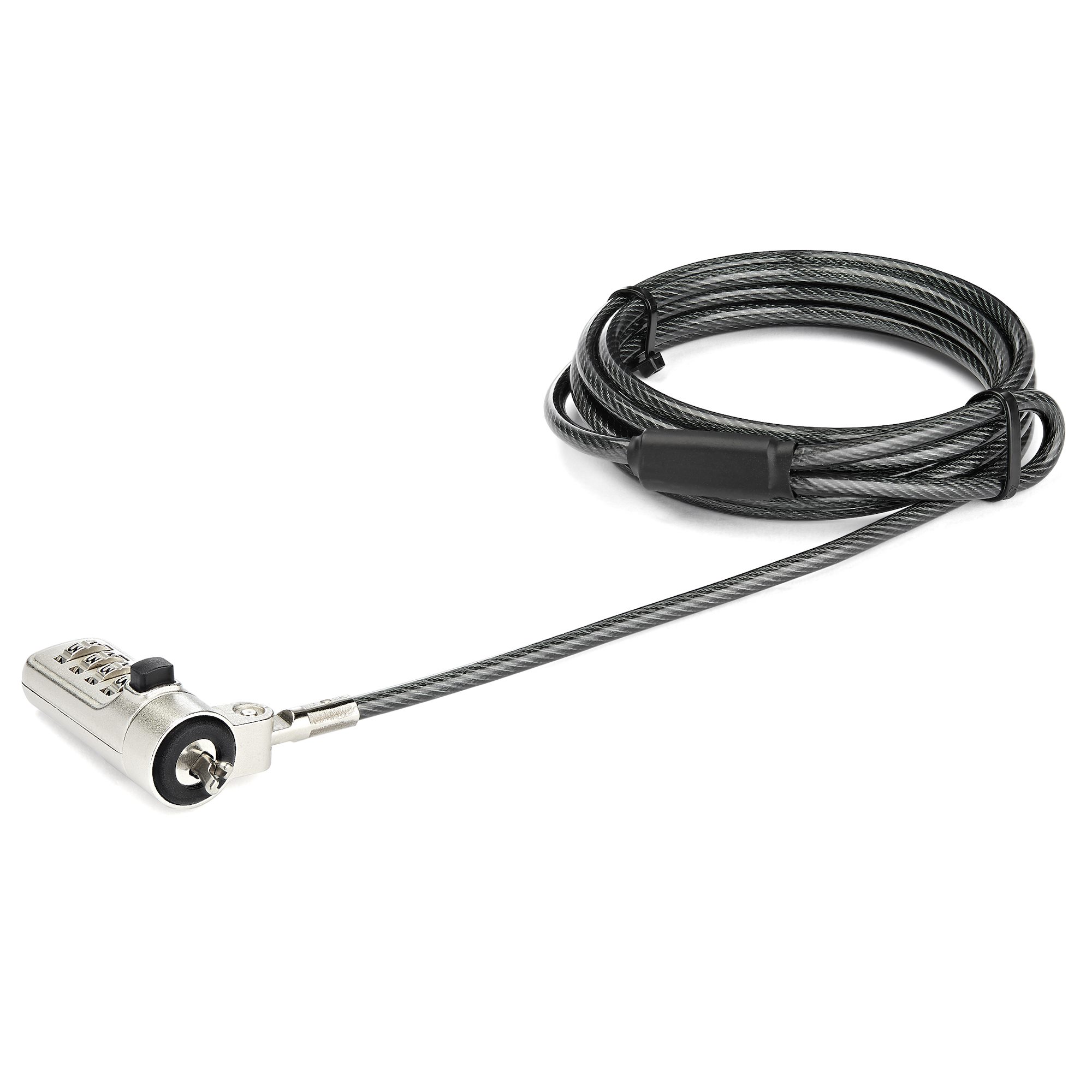 StarTech.com Laptop Lock Cable Lock Combination Lock for use with Noble Wedge Slot Devices