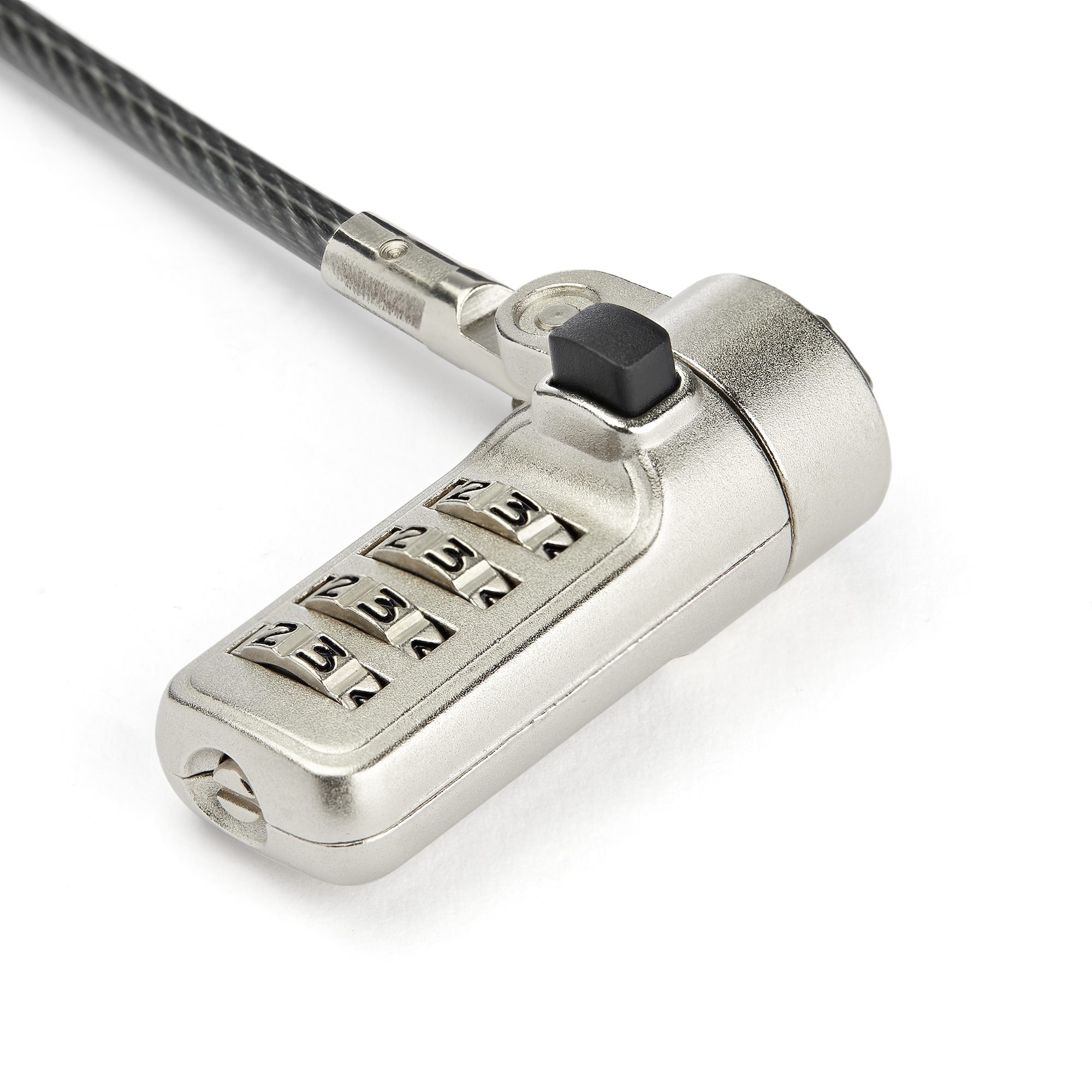 ltlocknbl StarTech.com Laptop Lock Cable Lock Combination Lock for use with Noble Wedge Slot Devices