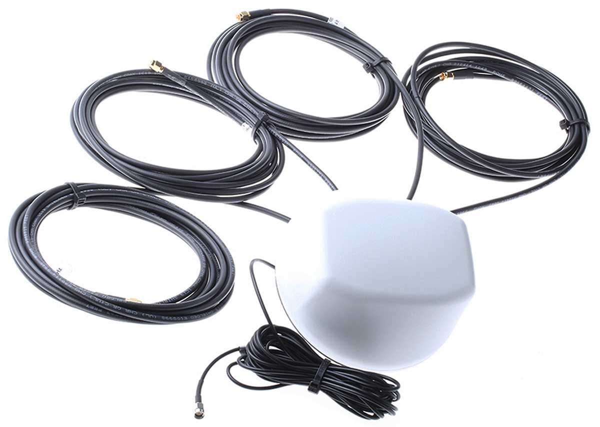 Mobilemark LTM-502-3C3C3C3C2C-WHT-180 Dome Multi-Band Antenna with SMA Connector