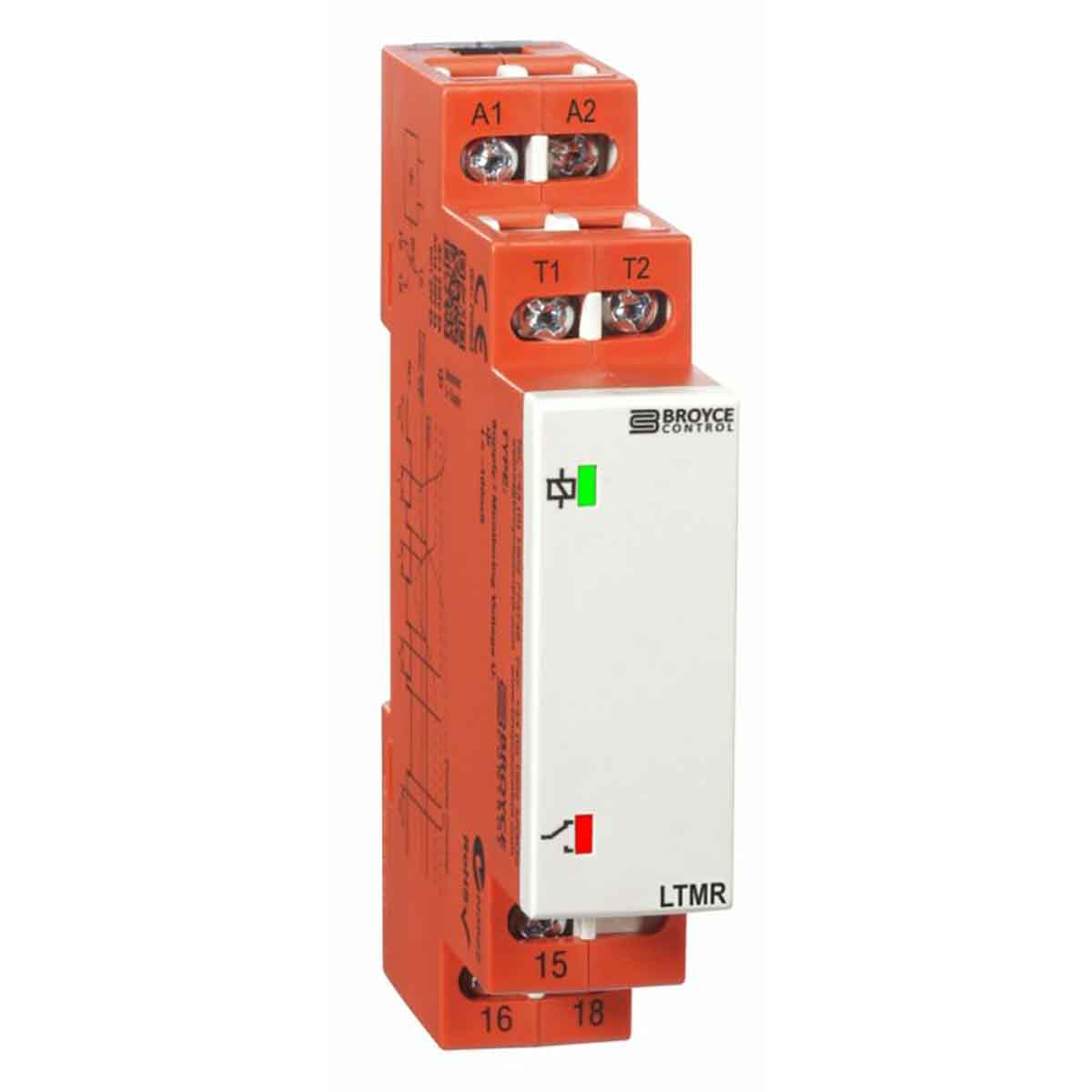 Broyce Control Monitoring Relay, SPDT, DIN Rail, 100V ac, 230 V ac