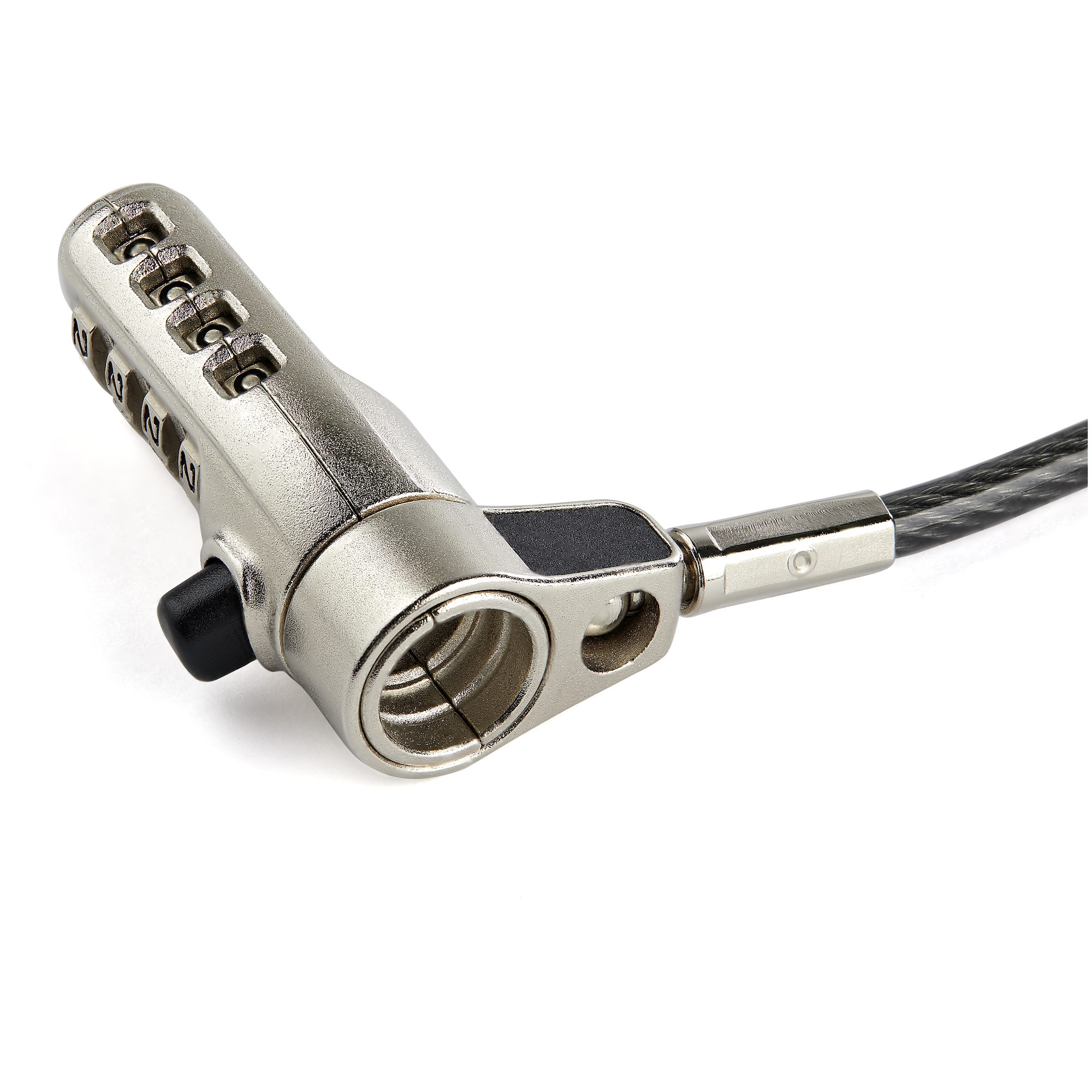 ltulock4d StarTech.com Laptop Lock Cable Lock Combination Lock for use with Noble Wedge®, Nano, K-Slot devices