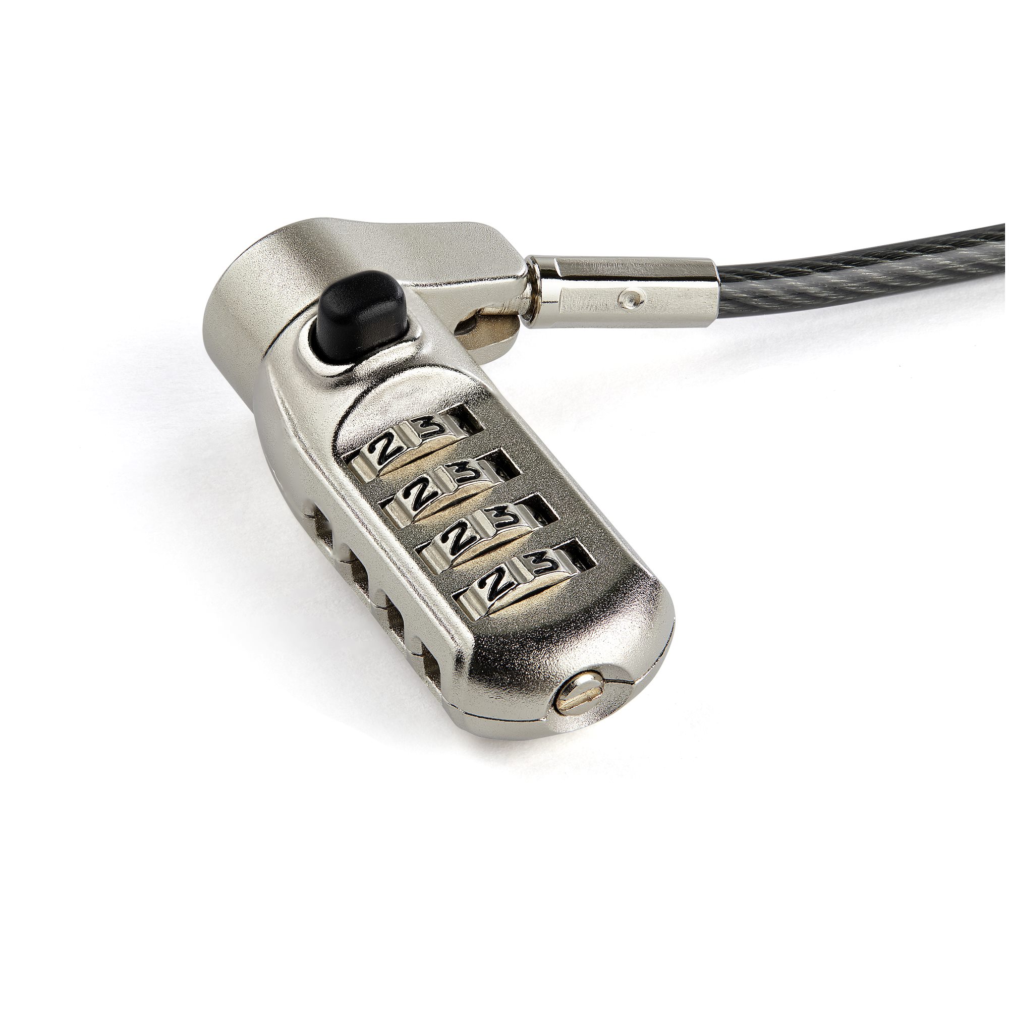 ltulock4d StarTech.com Laptop Lock Cable Lock Combination Lock for use with Noble Wedge®, Nano, K-Slot devices