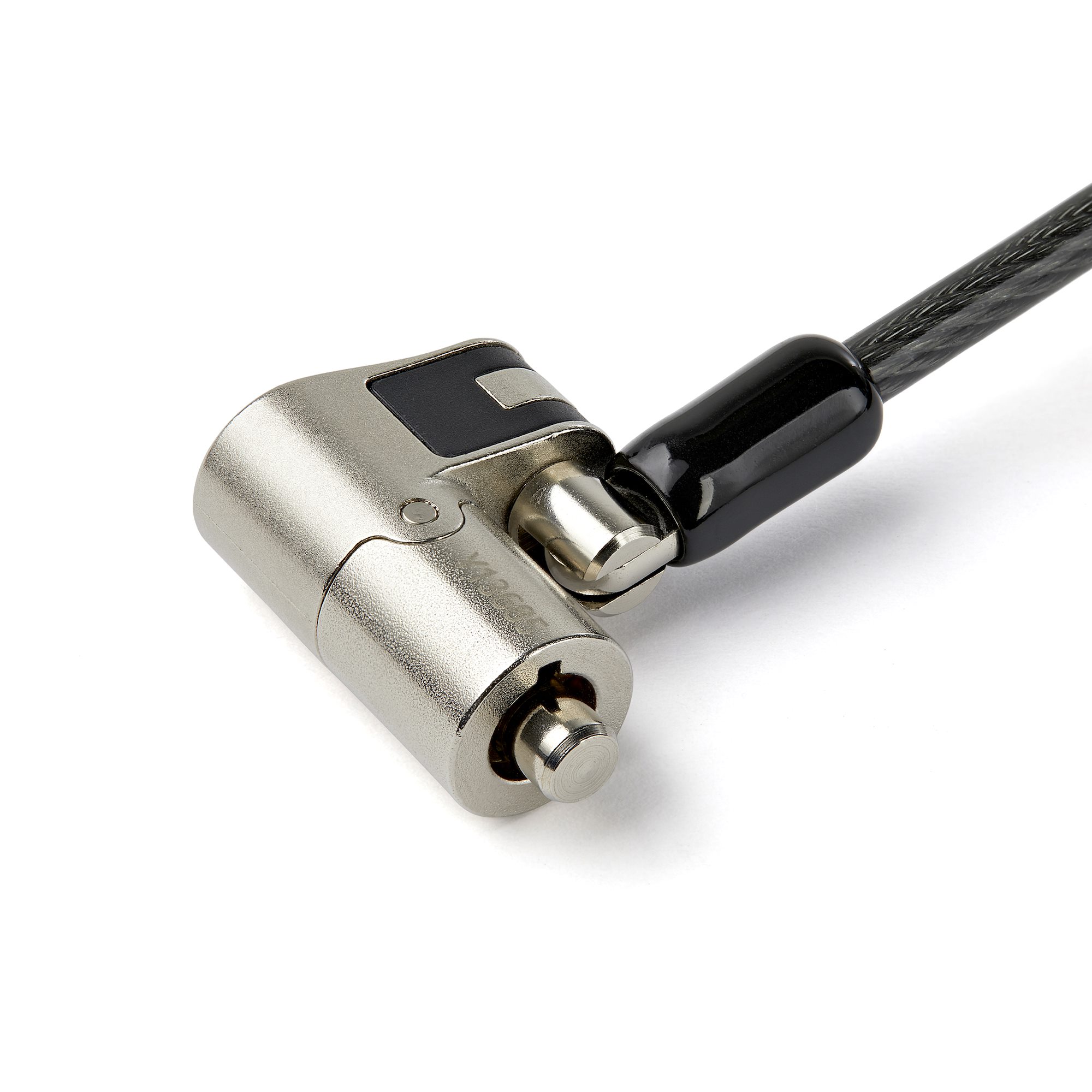 ltulockkey StarTech.com Laptop Lock Cable Lock 2m Laptop Cable Lock for use with Noble Wedge®, Nano, K-Slot devices