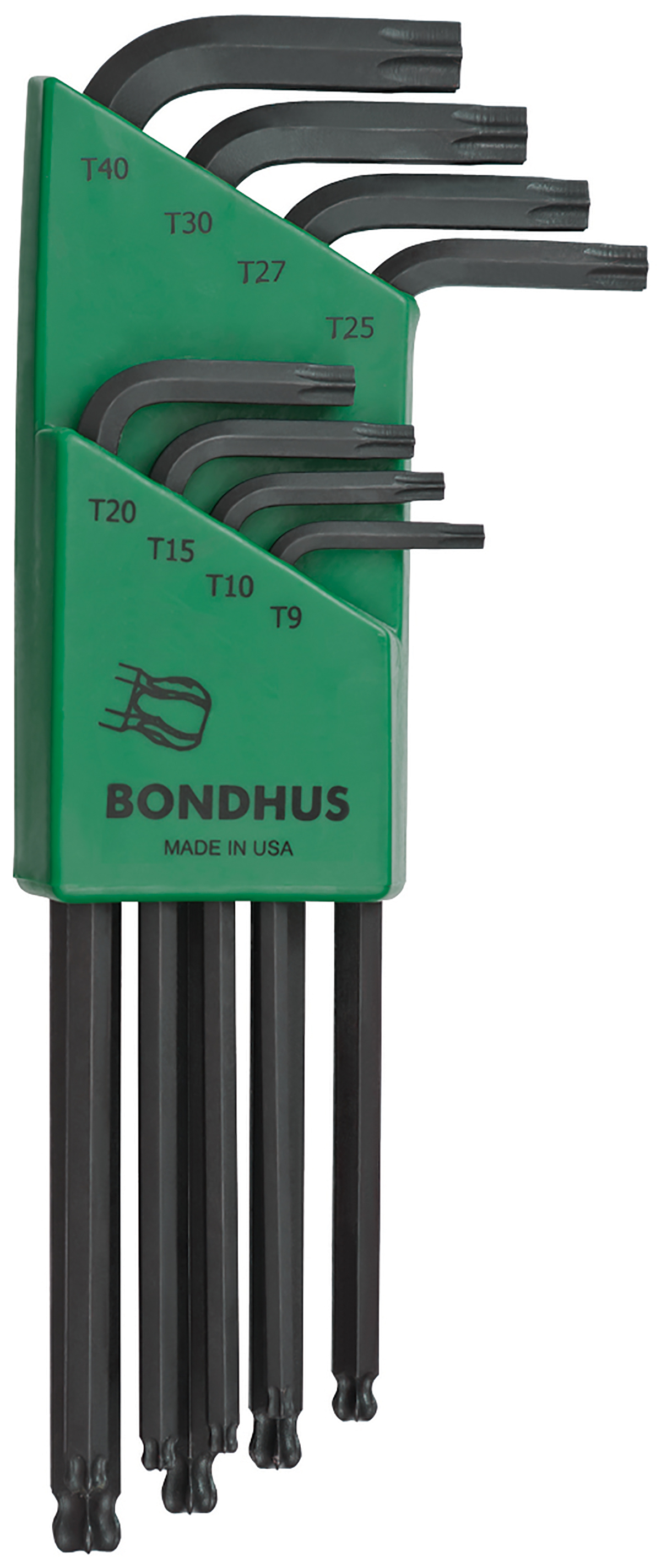 Bondhus 8-Piece Torx Key Set, L Shape, Long, Short Arm