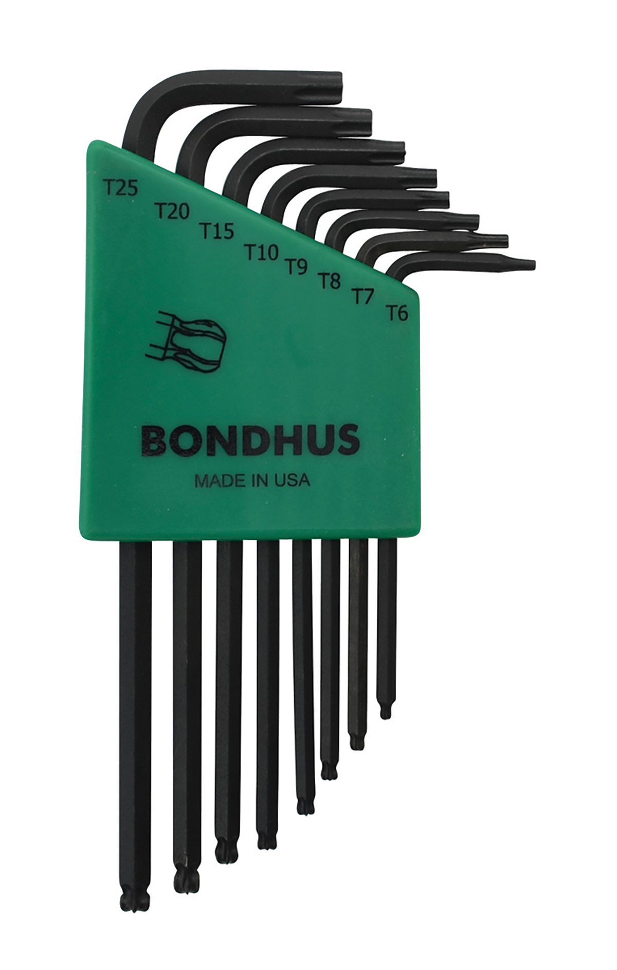 Bondhus 8-Piece Torx Key Set, L Shape, Short, Long Arm
