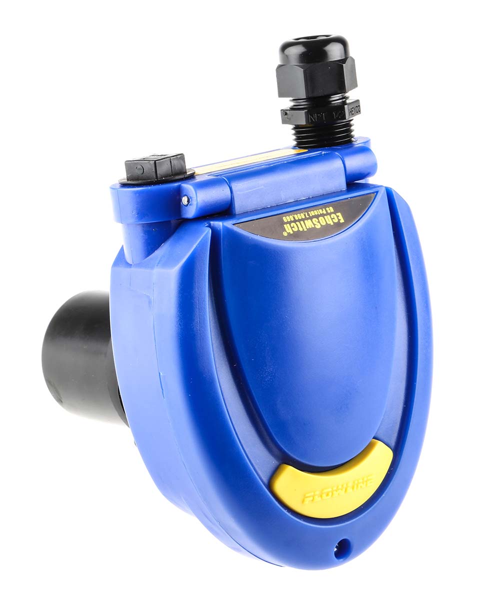 Flowline EchoSwitch Series Ultrasonic Level Switch Ultrasonic Level Sensor, Vertical, Fluorelastomer, Housing