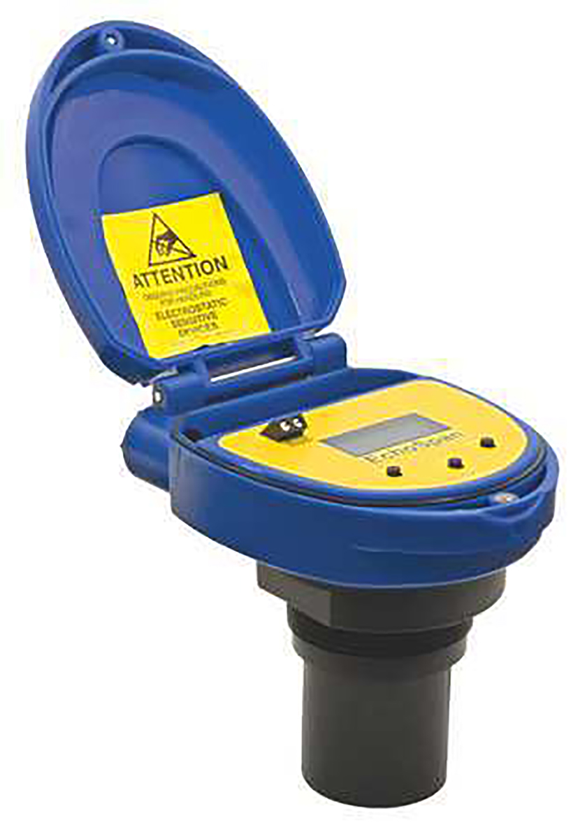 Flowline EchoSonic Series Ultrasonic Level Transmitter Ultrasonic Level Sensor, Vertical, Fluorelastomer, Housing