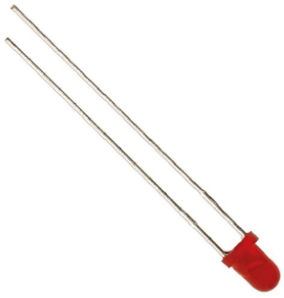 Ledtech 2.5 V Red LED 3 mm (T-1) Through Hole LURR3000G1EP4