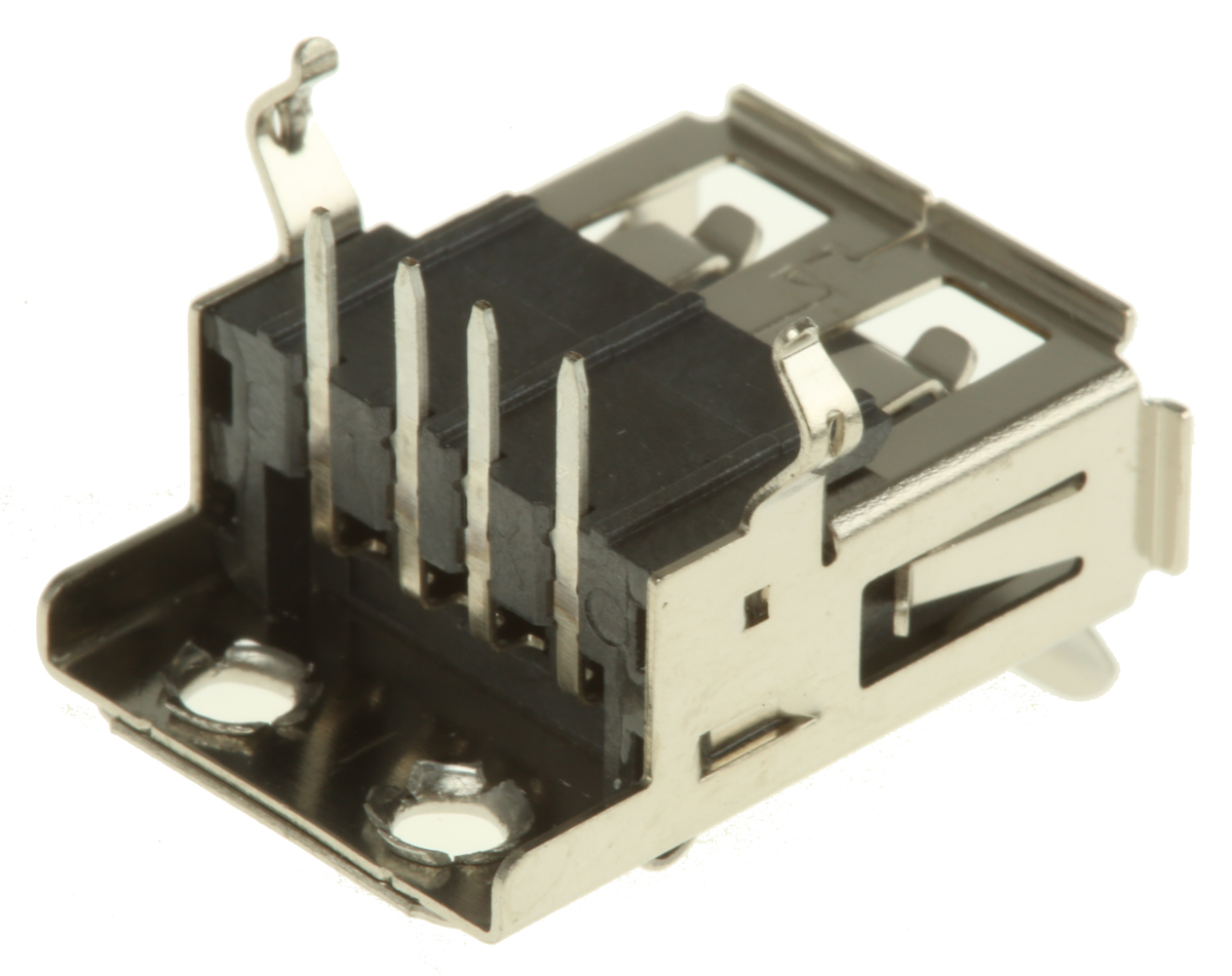 lusba11100 Amphenol Communications Solutions Right Angle, Cable Female- 1 Port Type USB Type A IP67 USB Connector USB 3.0