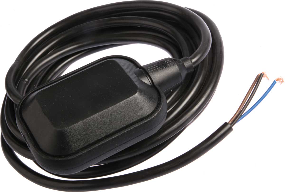 Flowline Switch-Tek Series Vertical Float Switch, 4.3 m Cable, SPDT, 250 V ac ac Max