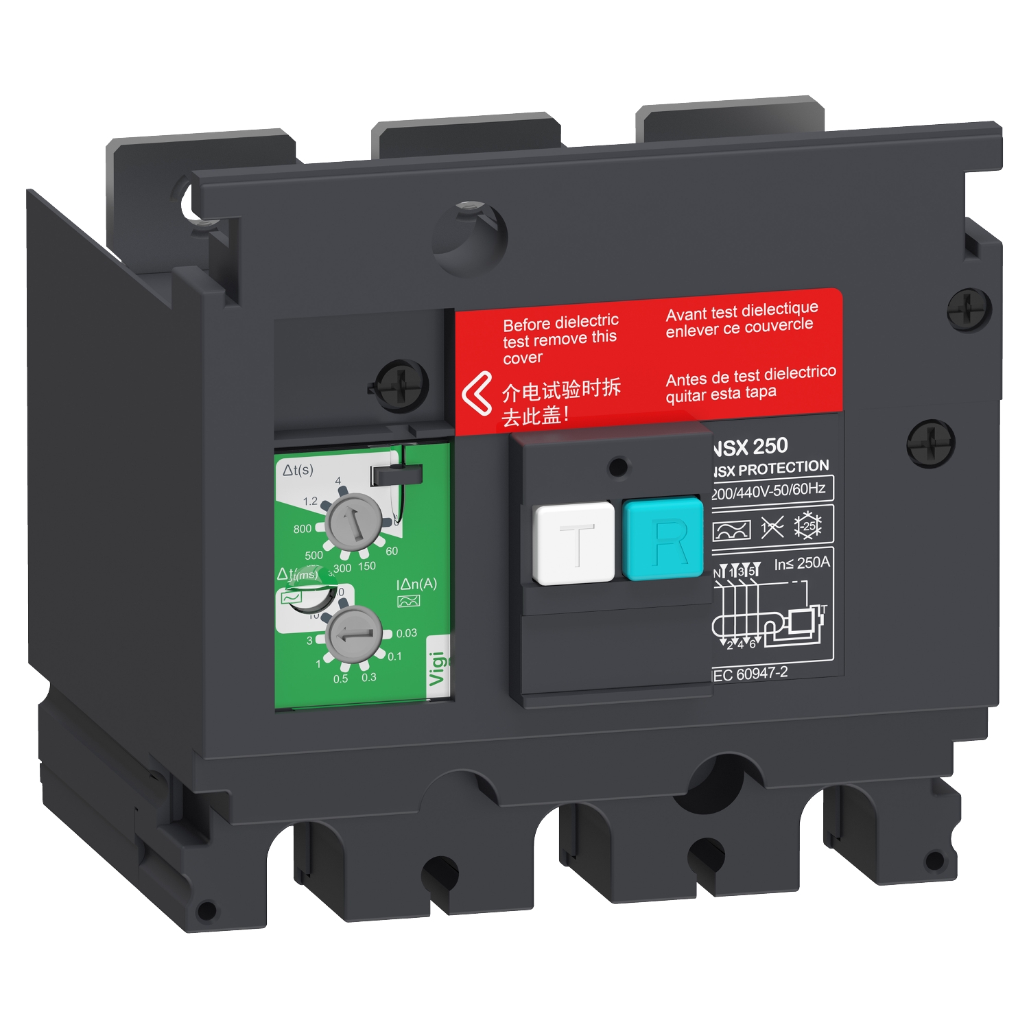 Schneider Electric 220V ac, 440 V ac Circuit Trip for use with ComPact (ComPact NSX400) Circuit Breaker