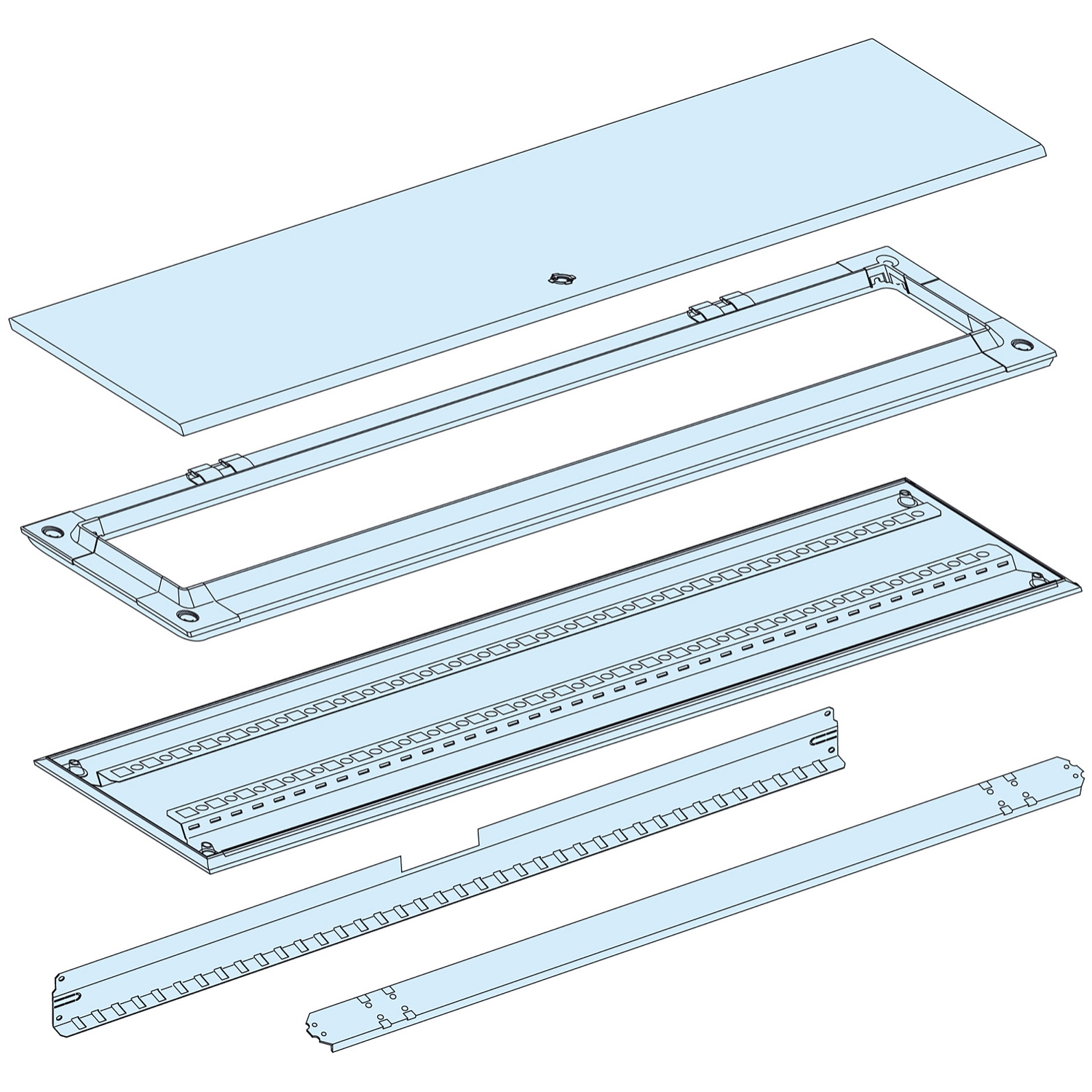Schneider Electric PrismaSeT G Series White Rear, 850 mm H, 300mm W, 850 mm L, for Use with Extension Duct