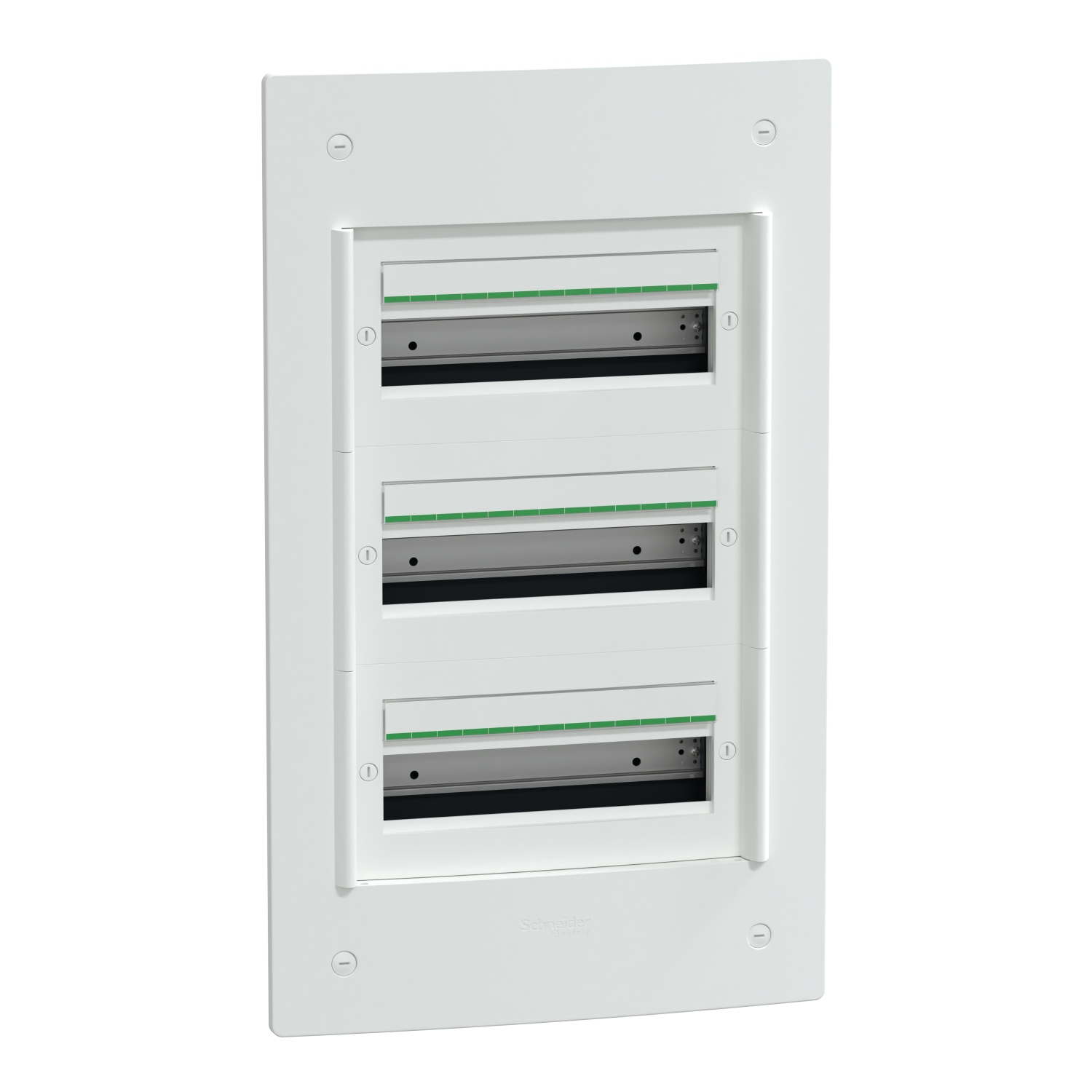 Schneider Electric White Plastic PrismaSeT XS Control Station Enclosure - 3 Hole