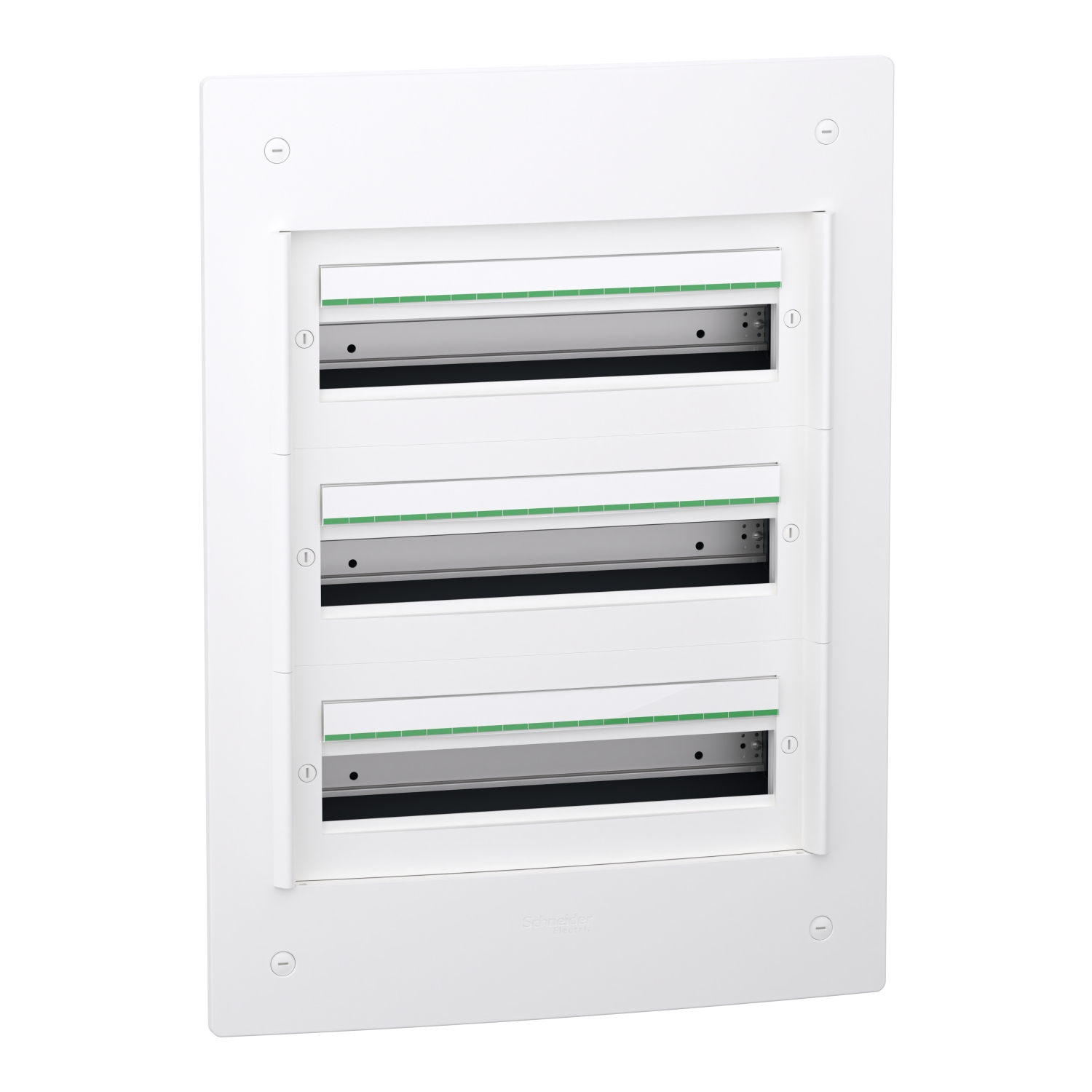 Schneider Electric White Plastic PrismaSeT XS Control Station Enclosure - 3 Hole