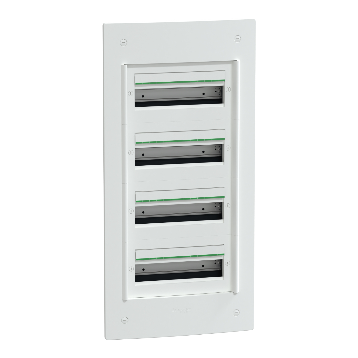 Schneider Electric White Plastic PrismaSeT XS Control Station Enclosure - 4 Hole