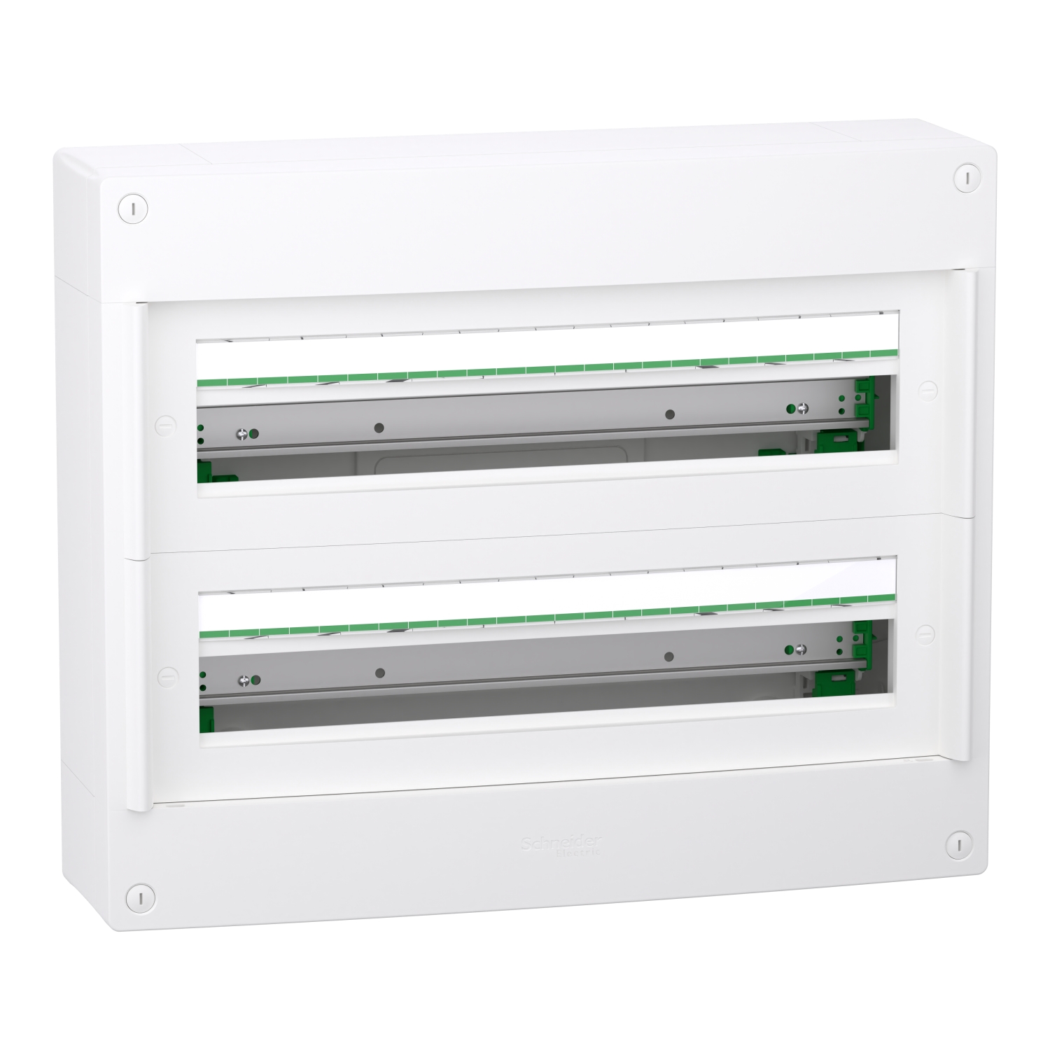 Schneider Electric White Plastic PrismaSeT XS Control Station Enclosure - 2 Hole