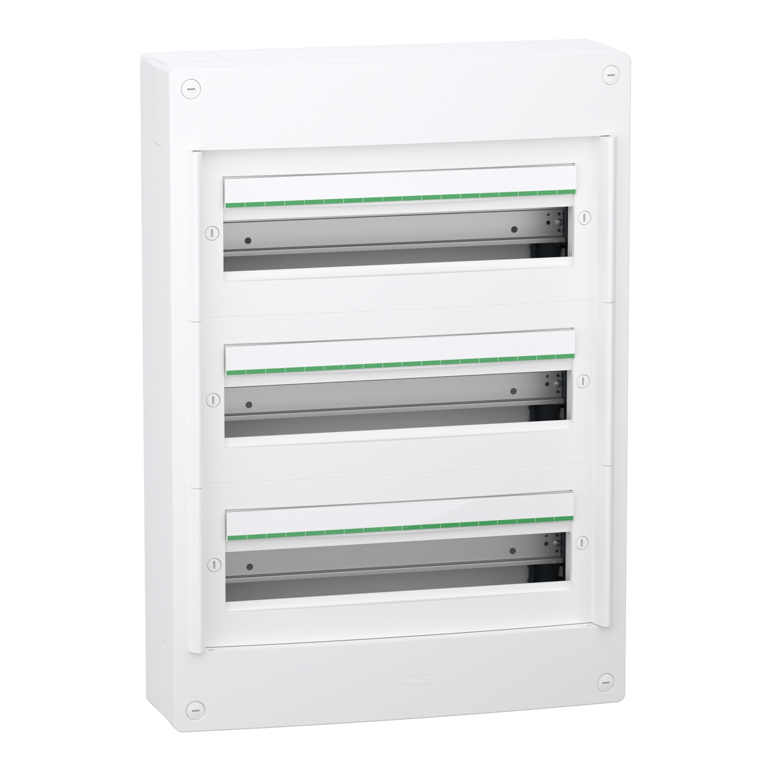 Schneider Electric White Plastic PrismaSeT XS Control Station Enclosure - 3 Hole