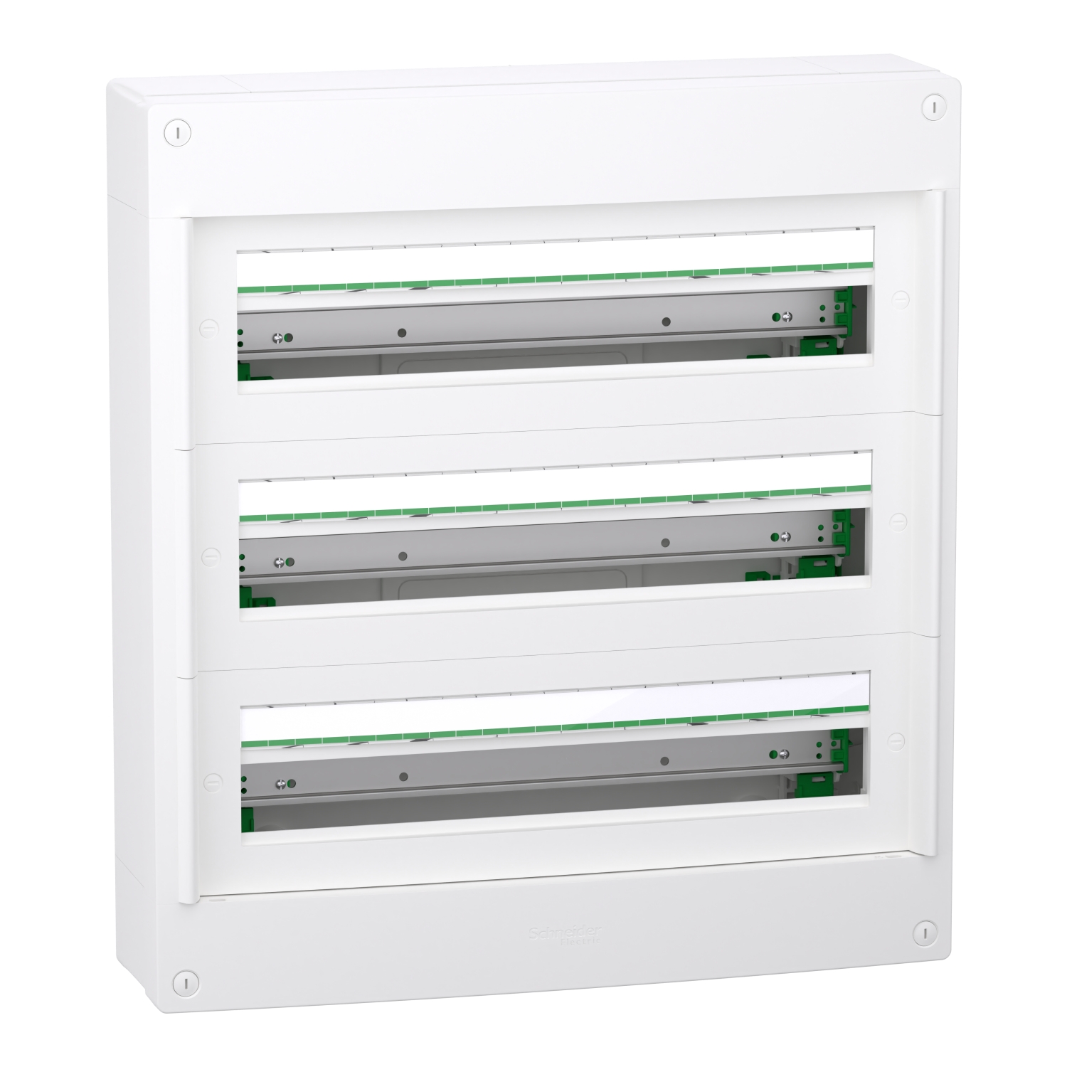 Schneider Electric White Plastic PrismaSeT XS Control Station Enclosure - 3 Hole