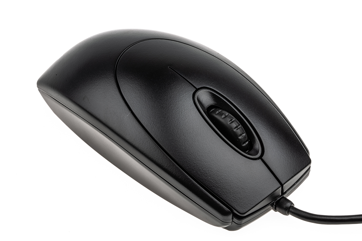 m-5450 Cherry M5450 3 Button Wired Standard Optical Mouse Black