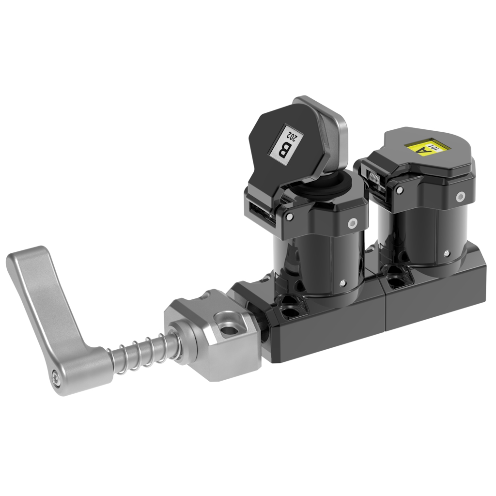 IDEM M-HD Safety Interlock Switch, Keyed Actuator Included, Metal, Interlock