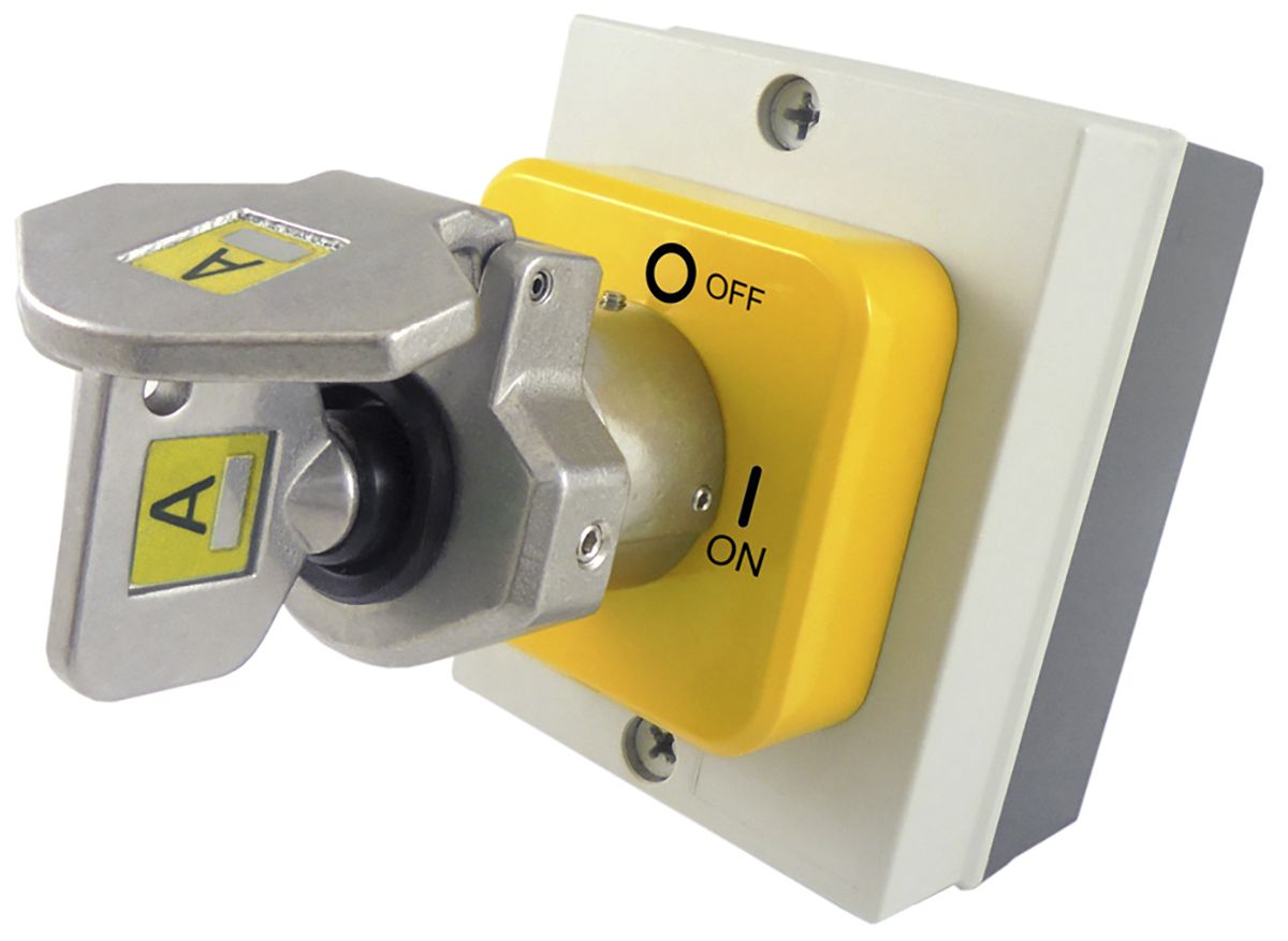 IDEM M-ISB1 Safety Interlock Switch, Keyed, Stainless Steel, Interlock