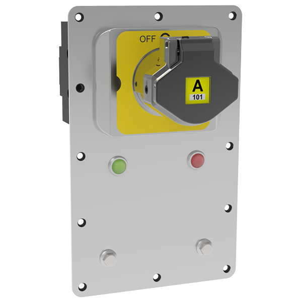 IDEM M-ISP Safety Interlock Switch, Keyed, Stainless Steel, Interlock