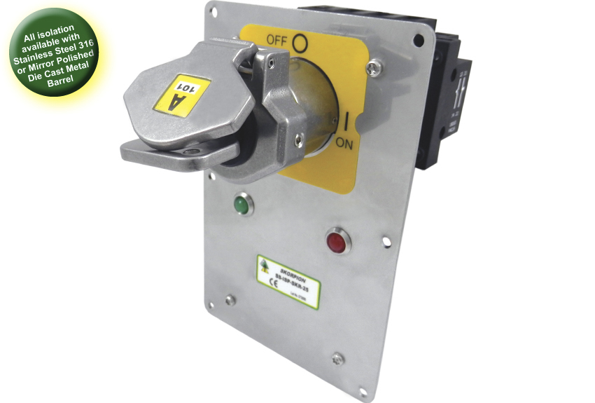 IDEM M-ISP Safety Interlock Switch, Keyed, Stainless Steel, Interlock