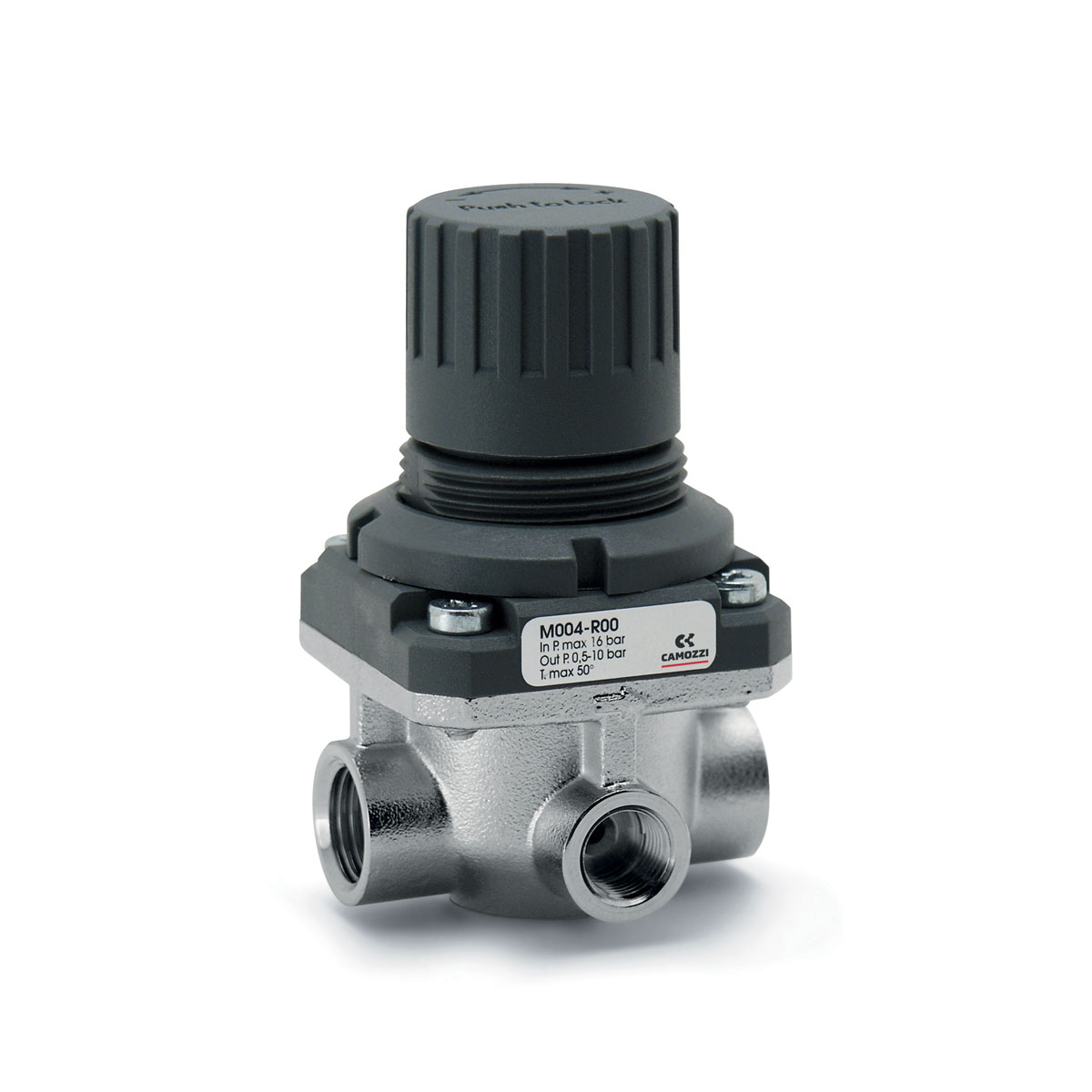 Camozzi M Series Pressure Regulator 1/8 in G Threaded