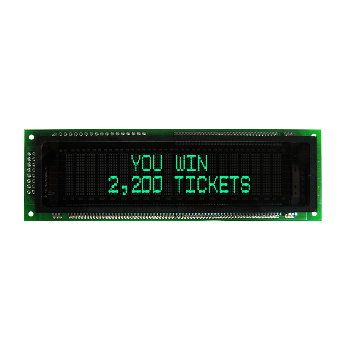 NEWHAVEN DISPLAY INTERNATIONAL M0220MD-202MDAR1-3 VFD Display Parallel/Serial I/F 101.75 mm 5.5 V 18.5 mm 4.5 V