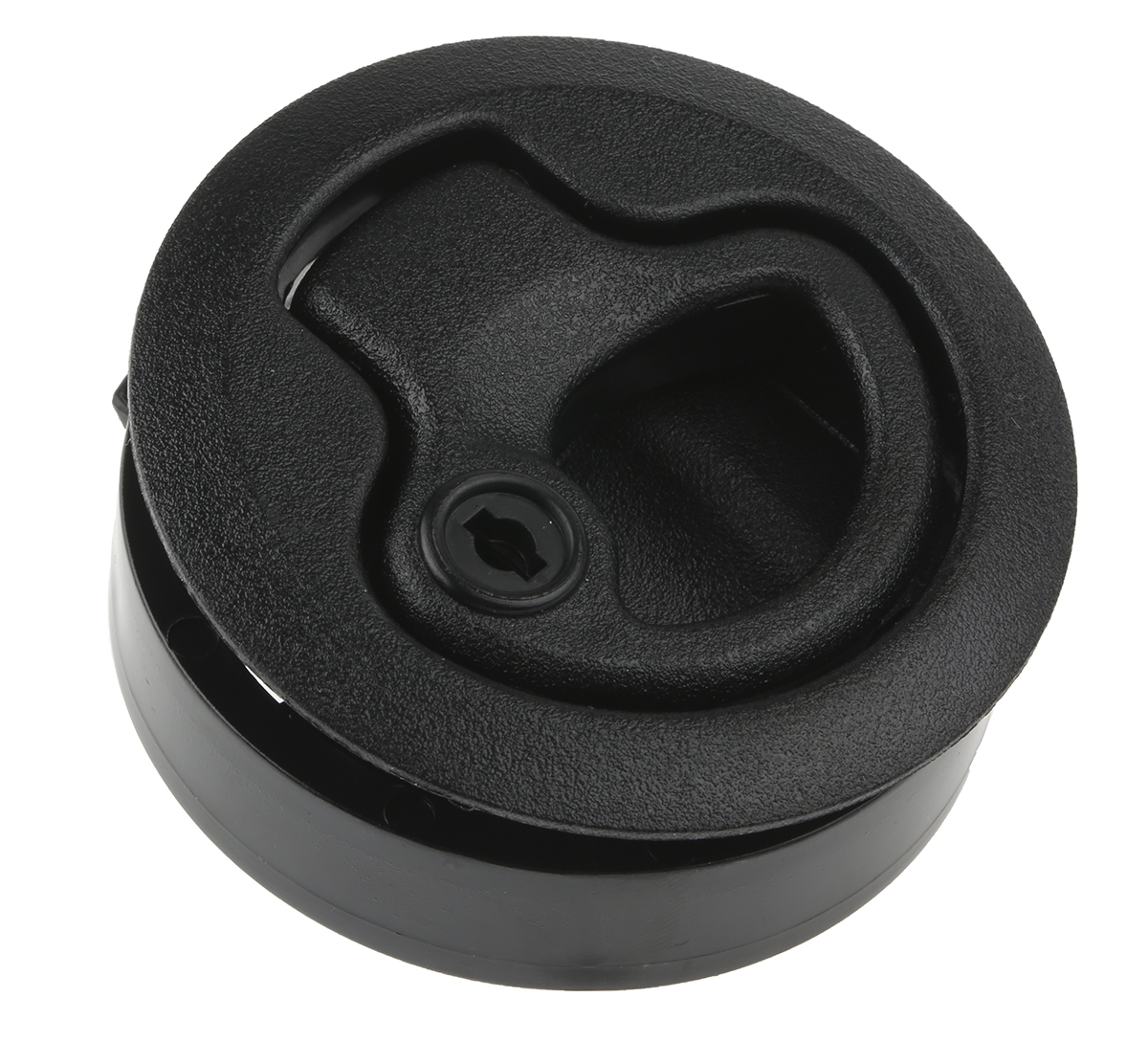 Southco Black Plastic Locking Latch 50 mm, Key Unlock