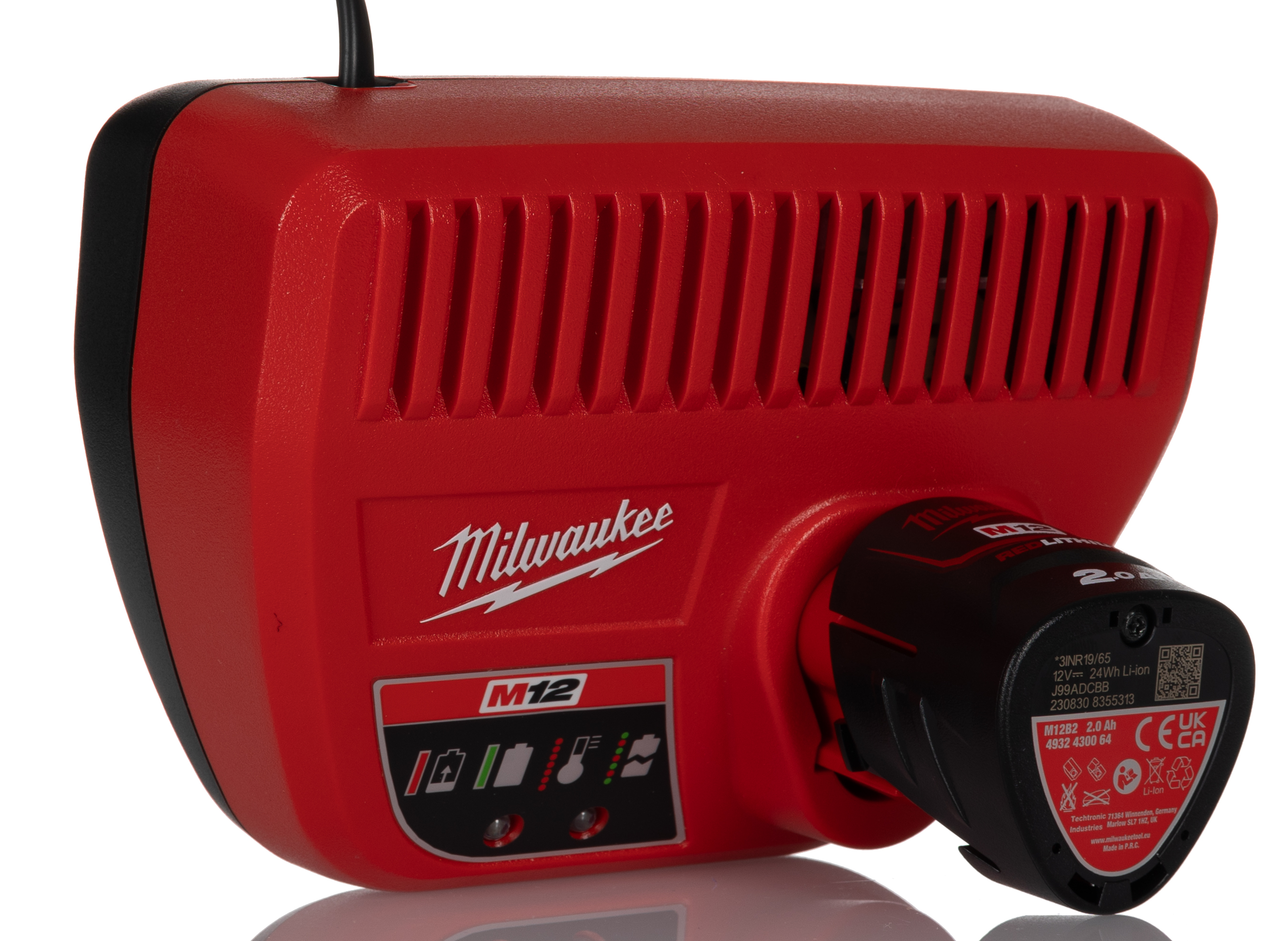 m12fir38-201b Milwaukee 3/8 in 12V, 2 Ah Cordless Impact Wrench