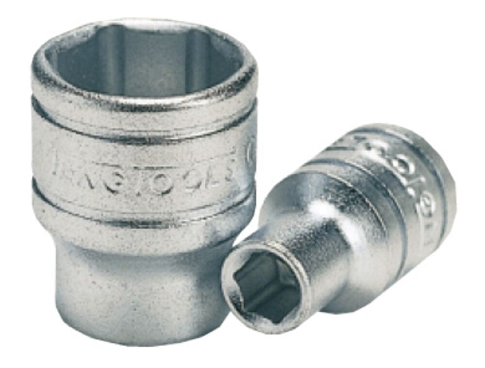 Teng Tools 1/4 in Drive 5 6 Point, 25mm Overall Length