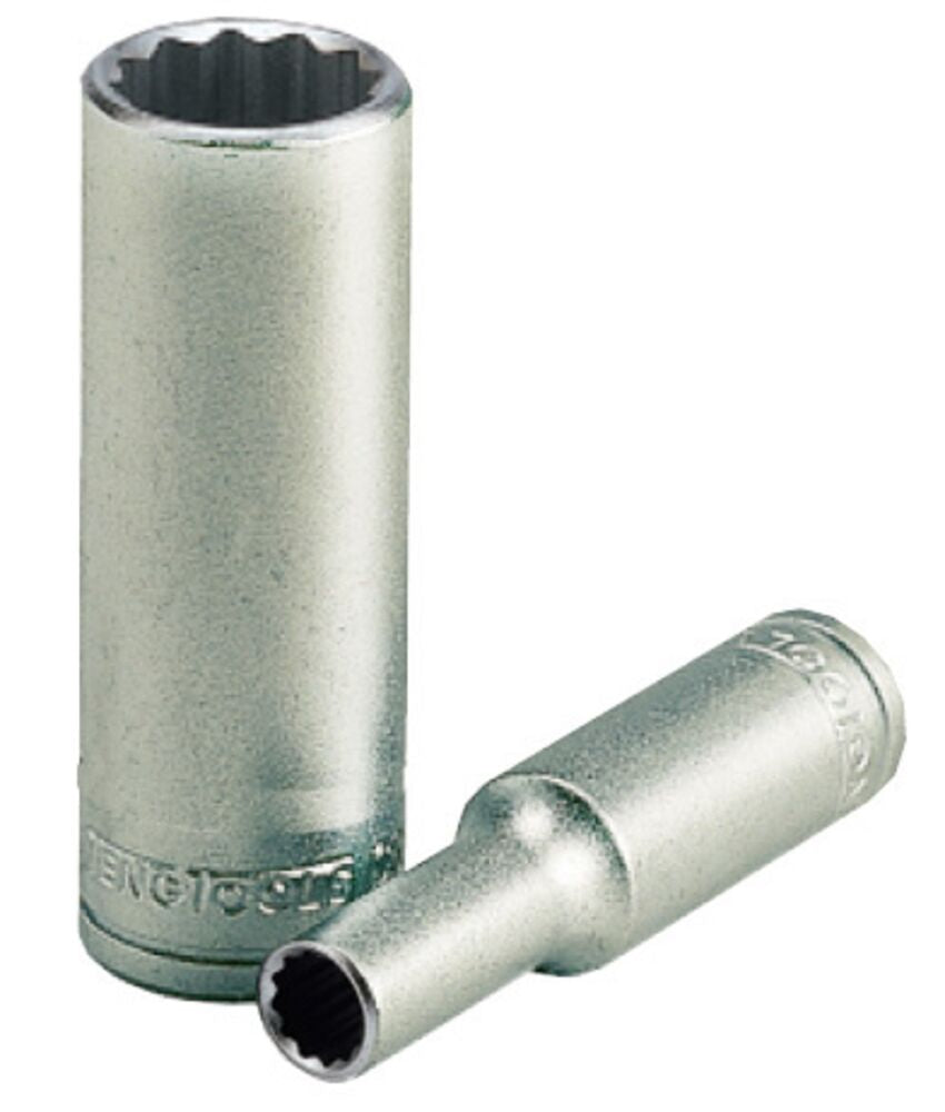 Teng Tools 1/4 in Drive 1/4 in 12 Point Socket, 49.5mm Overall Length
