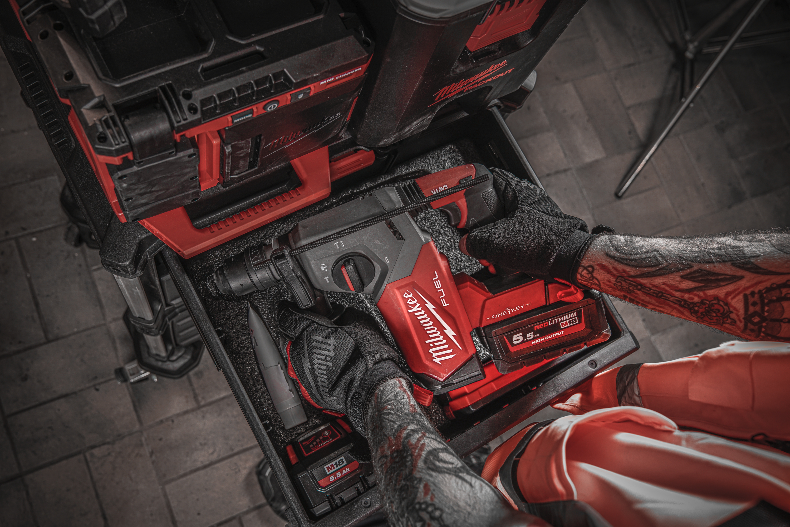 m18onefhx-552x Milwaukee M18 FUEL SDS Plus Cordless, Type G - British 3-Pin 18 V 13 mm 4800rpm