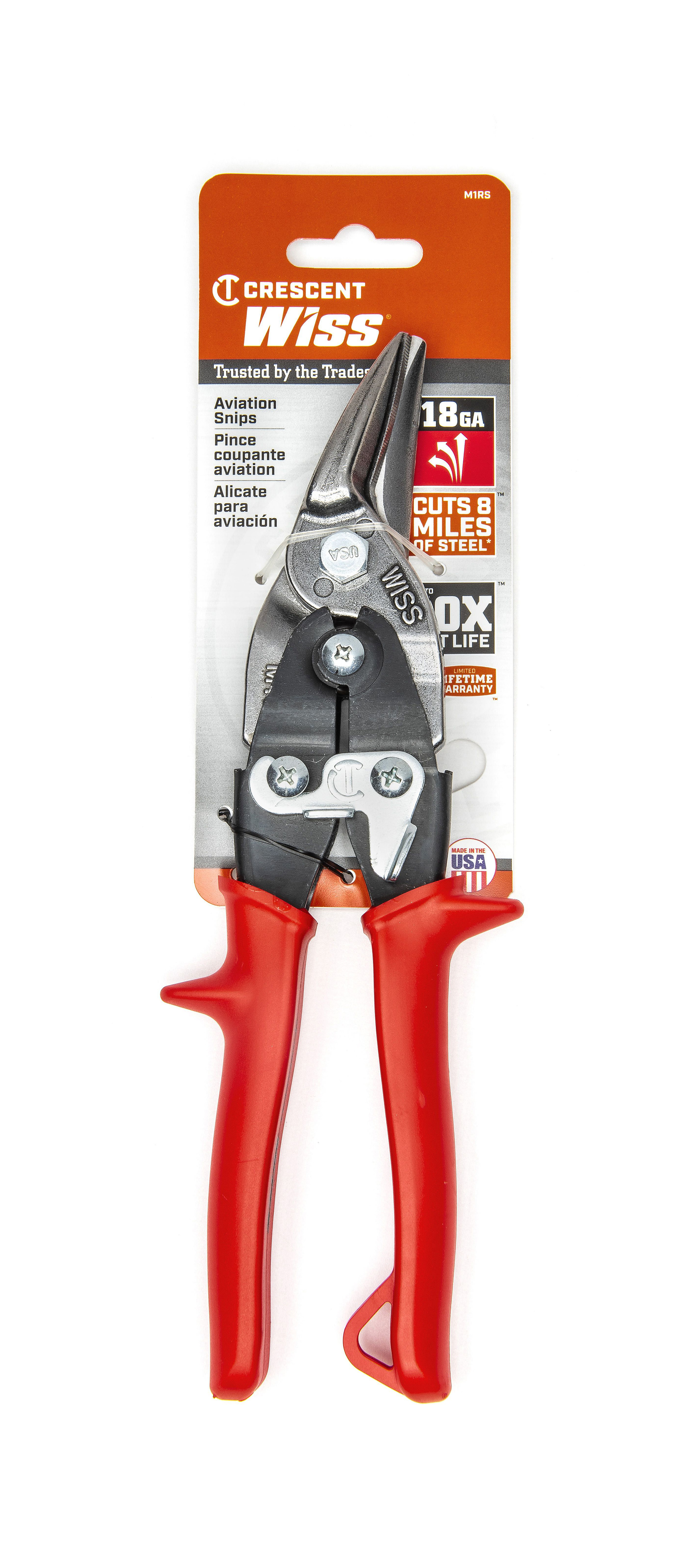m1r Wiss 250 mm Tin Snip for Low Carbon Steel